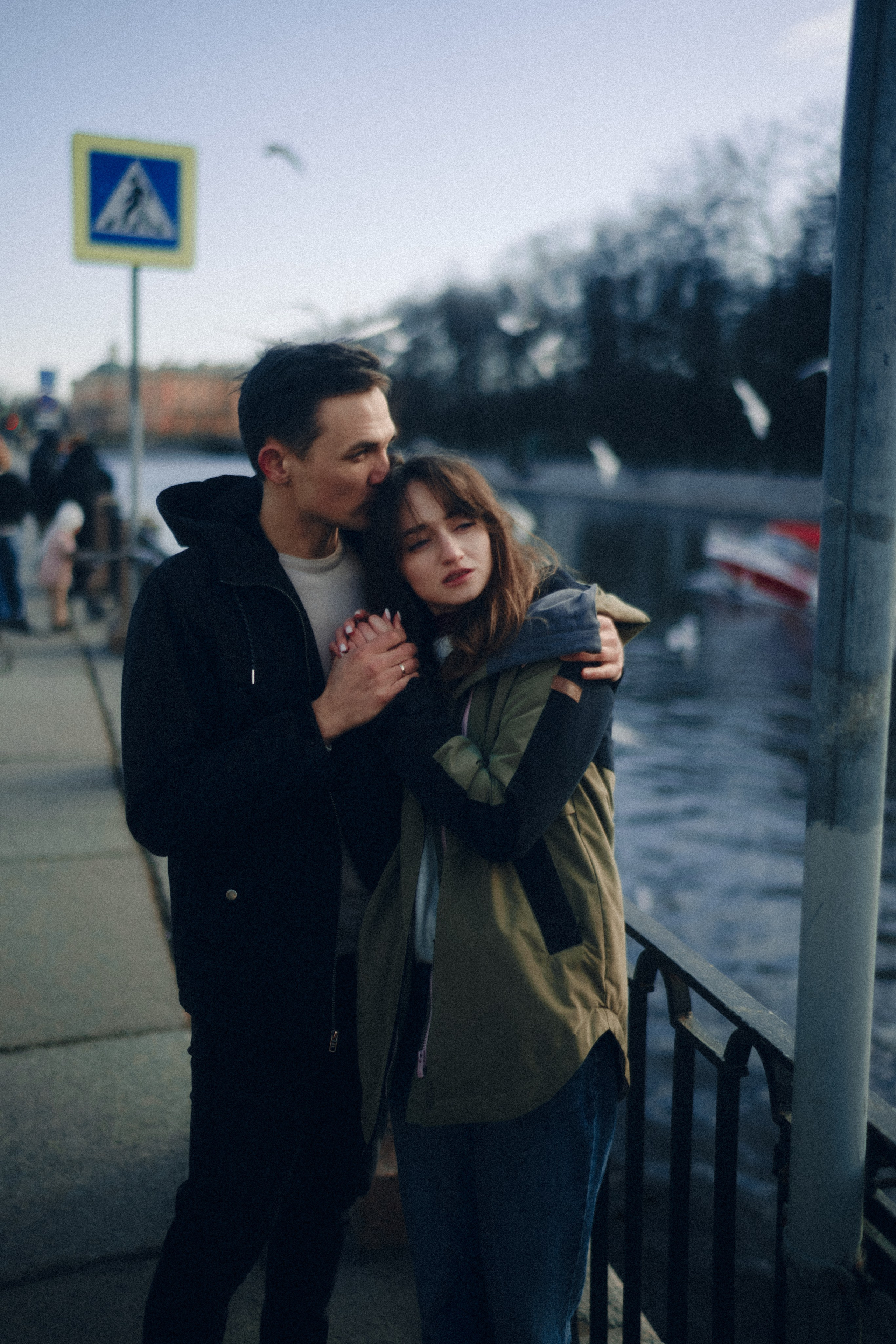 Любовная фотосъёмка на улицах в Петербурге