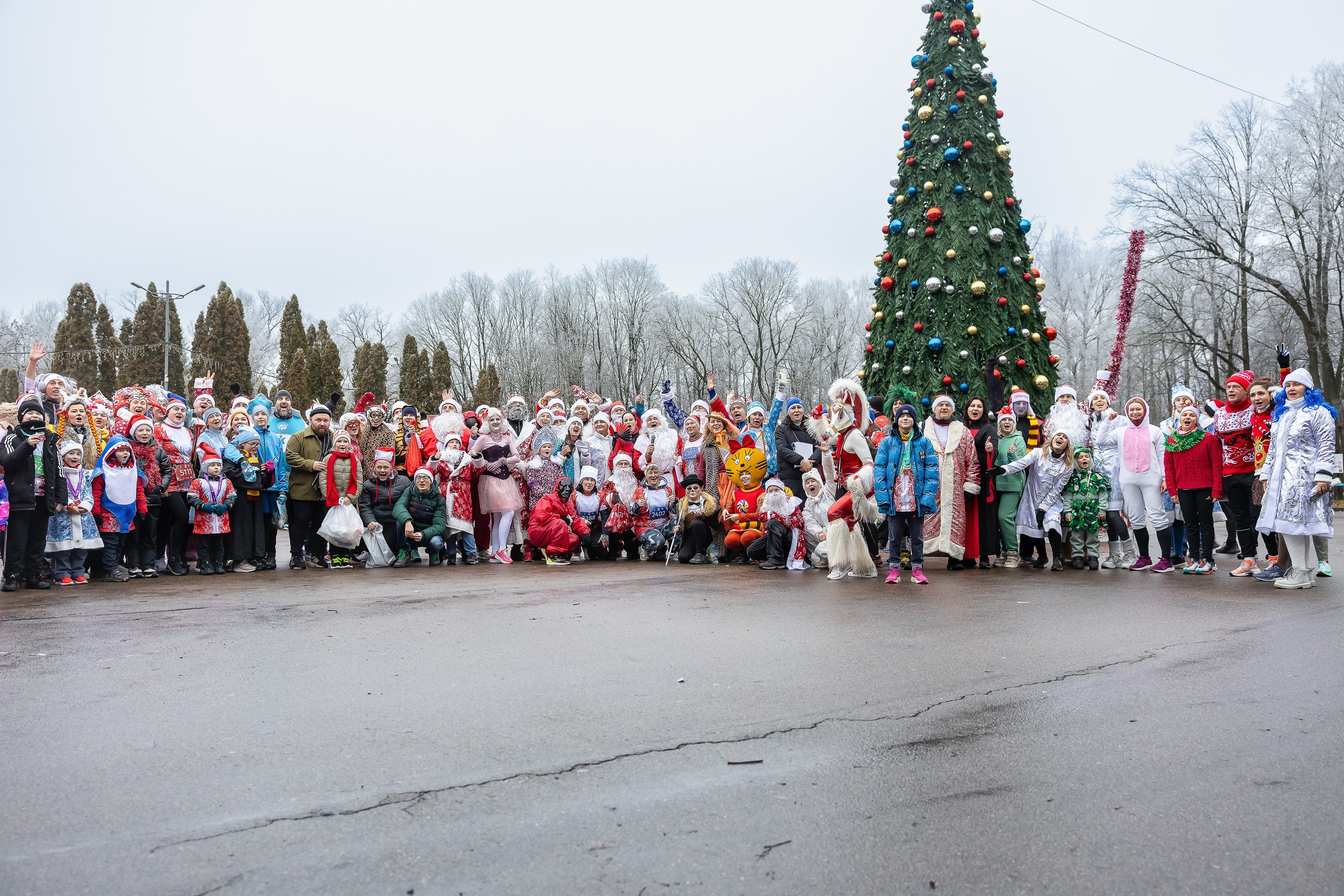 Забег Дедов Морозов!. Свадебная фотосъёмка в Москве, Туле