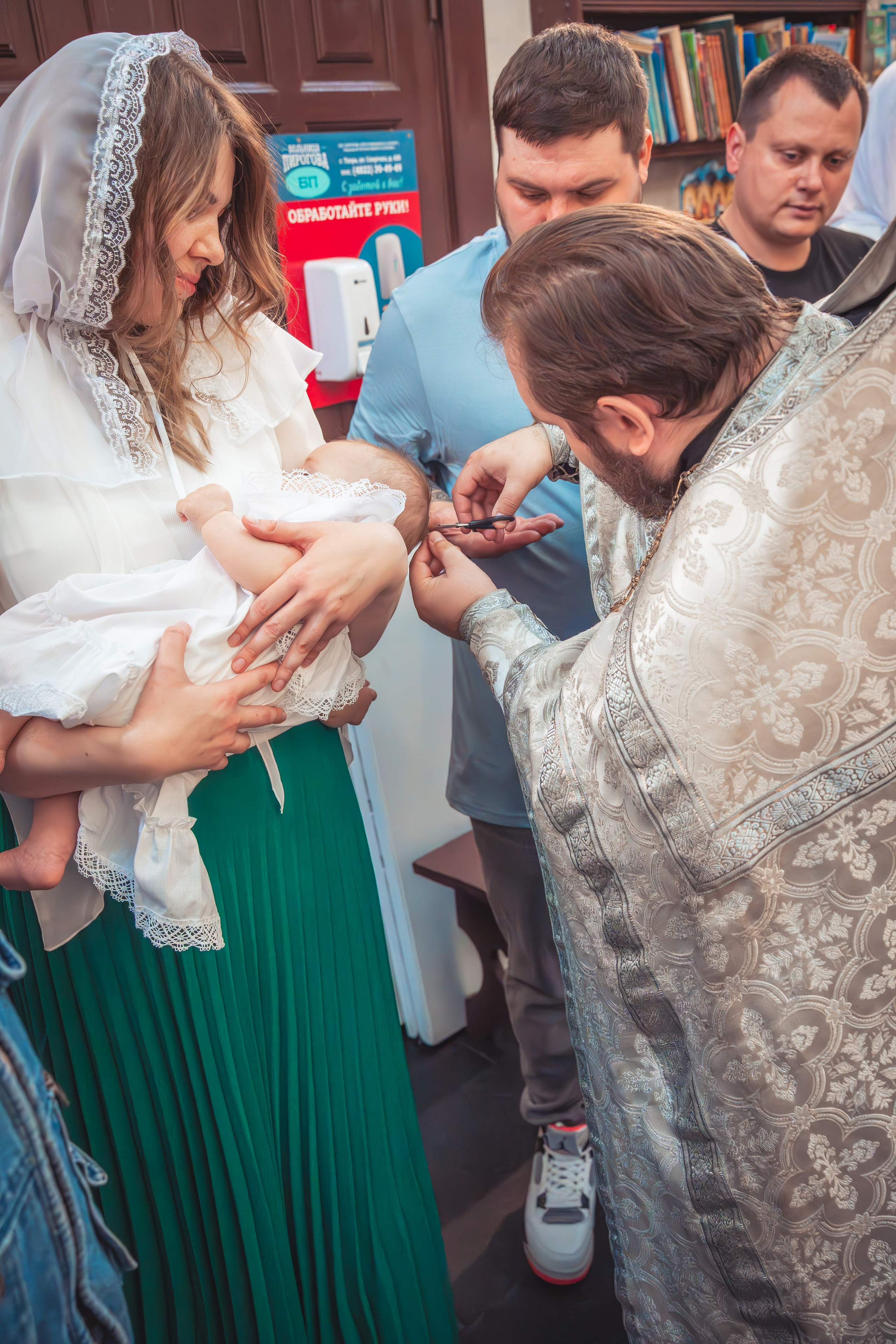 Крещение Анастасии в храме Михаила Тверского. Фотограф Евгений Егоров