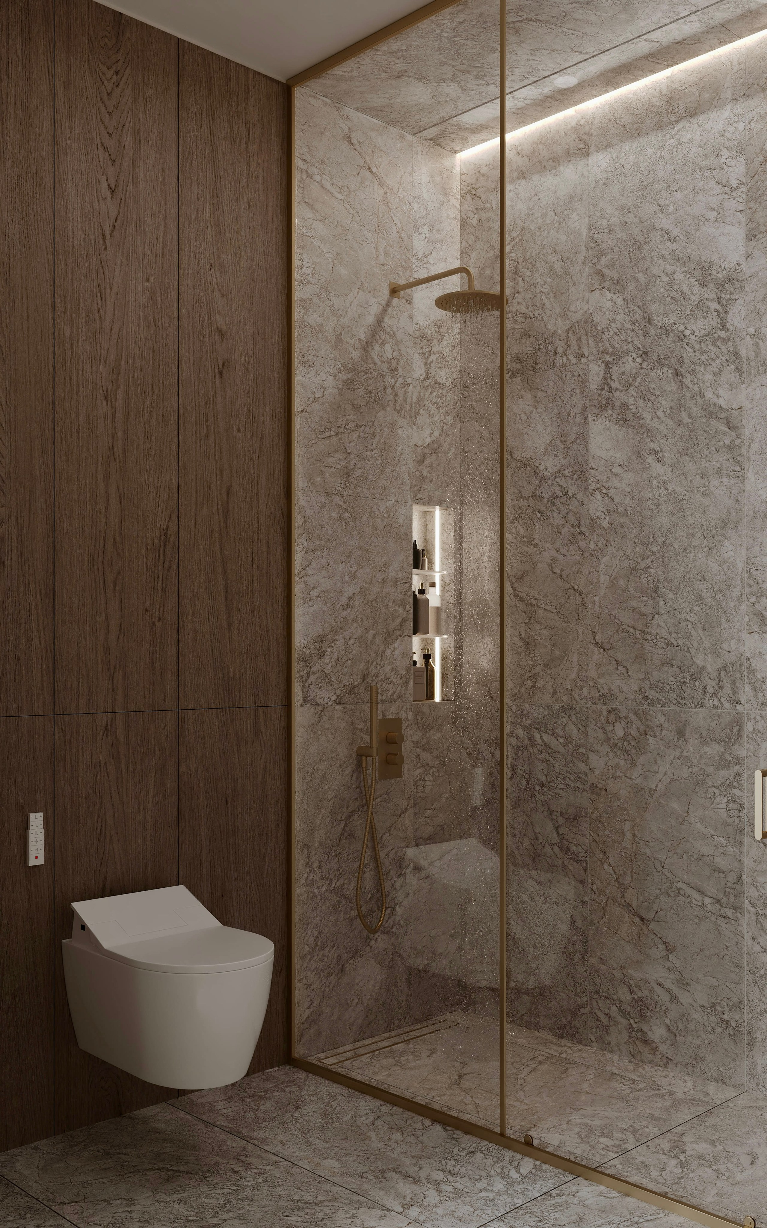 Нагатино Айленд 85 м². 3D Визуализация интерьера