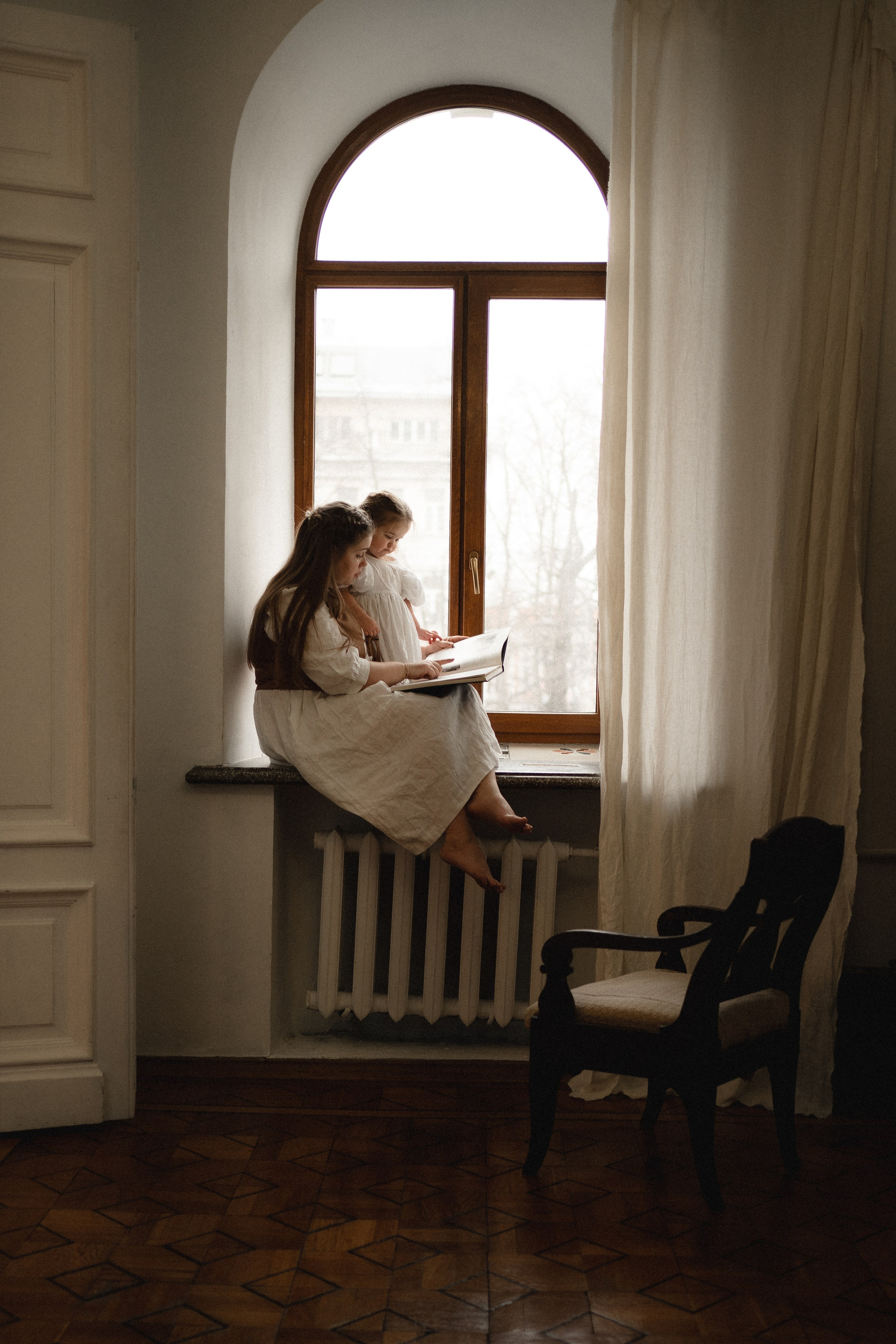 Винтажная фотосессия с дочкой. Семейный фотограф в Москве и в Домодедово Екатерина Патракова