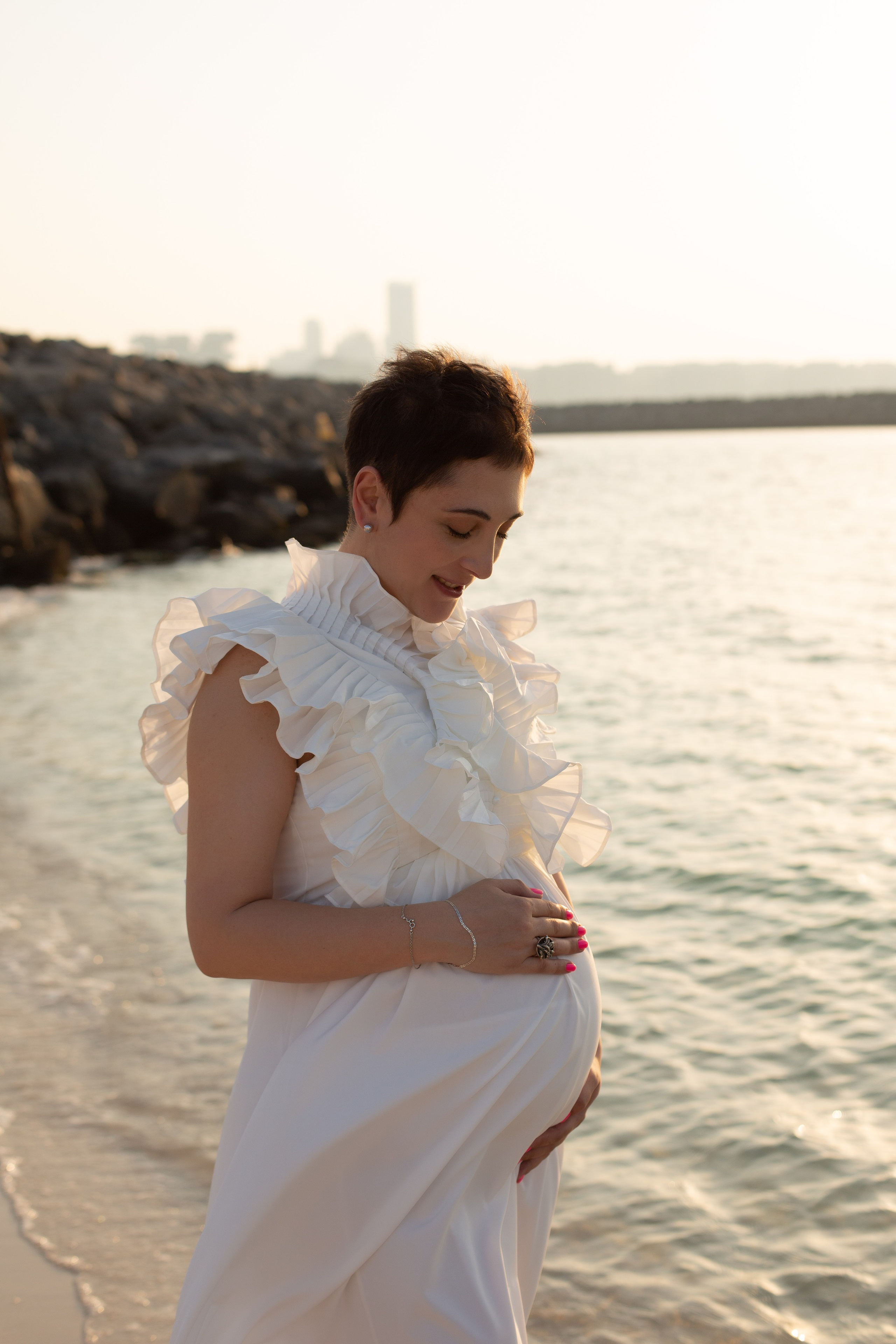 Classic Elegant Pregnancy Photoshoot in Dubai