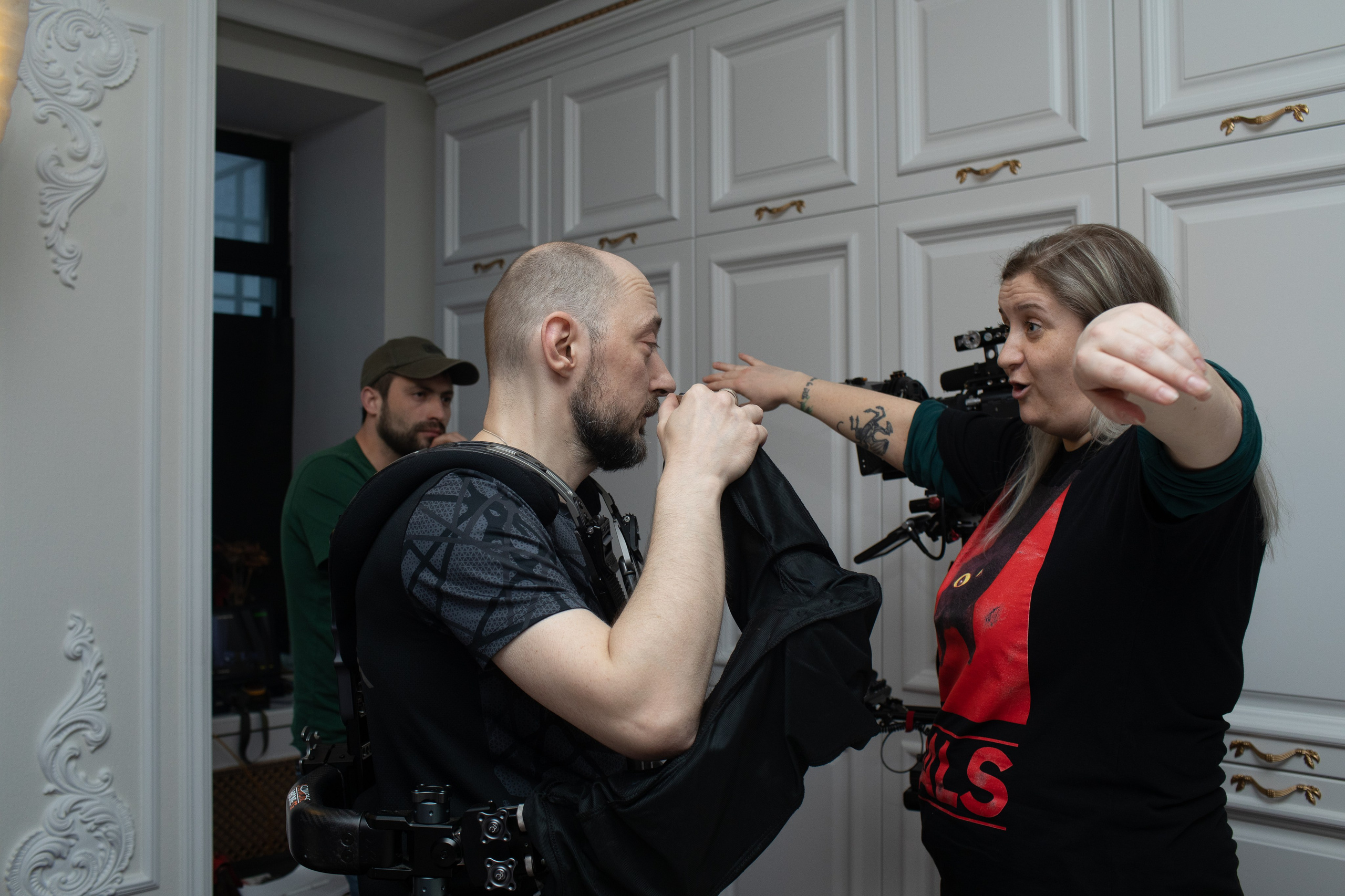 Съемка клипа Анни Калашниковой «Не ври мне в Риме». Art photographer Nino