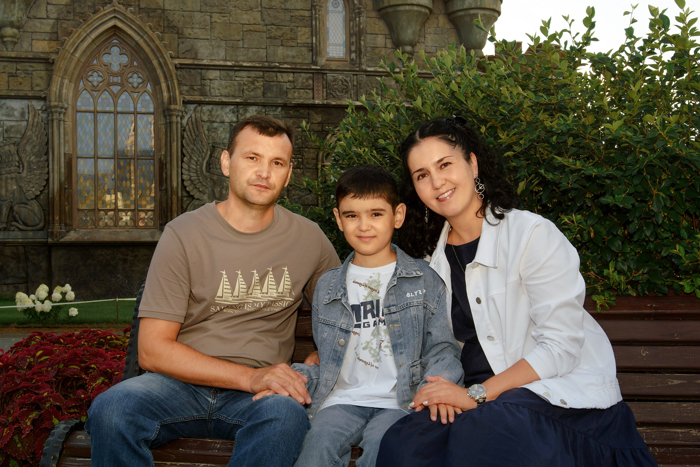 Семейная фотосессия у Замка Гарибальди. Фотограф Оксана Сафонова г. Тольятти