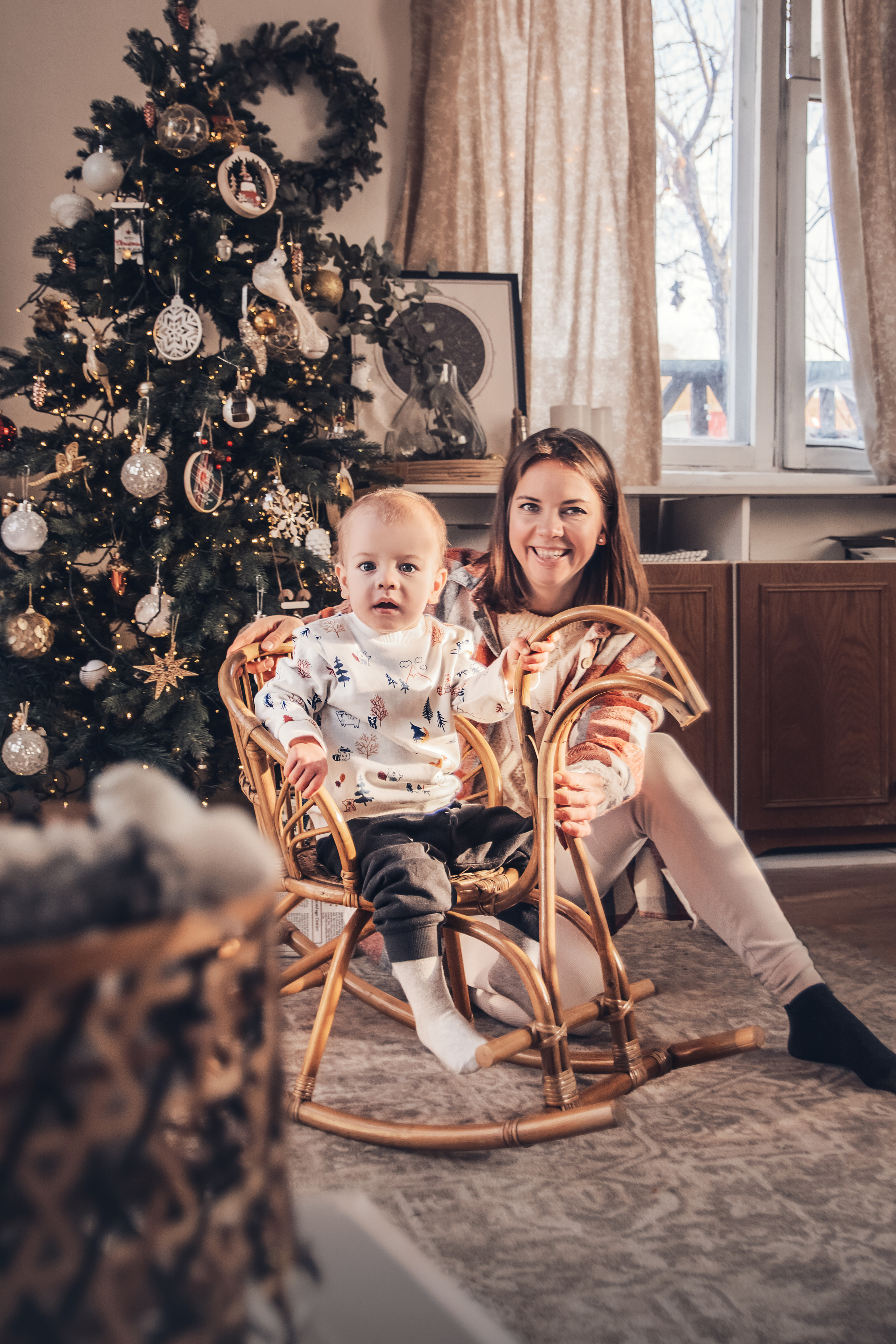 Яна и ее семья, новогодняя фотосессия. Семейный и детский фотограф Кущ Наташа