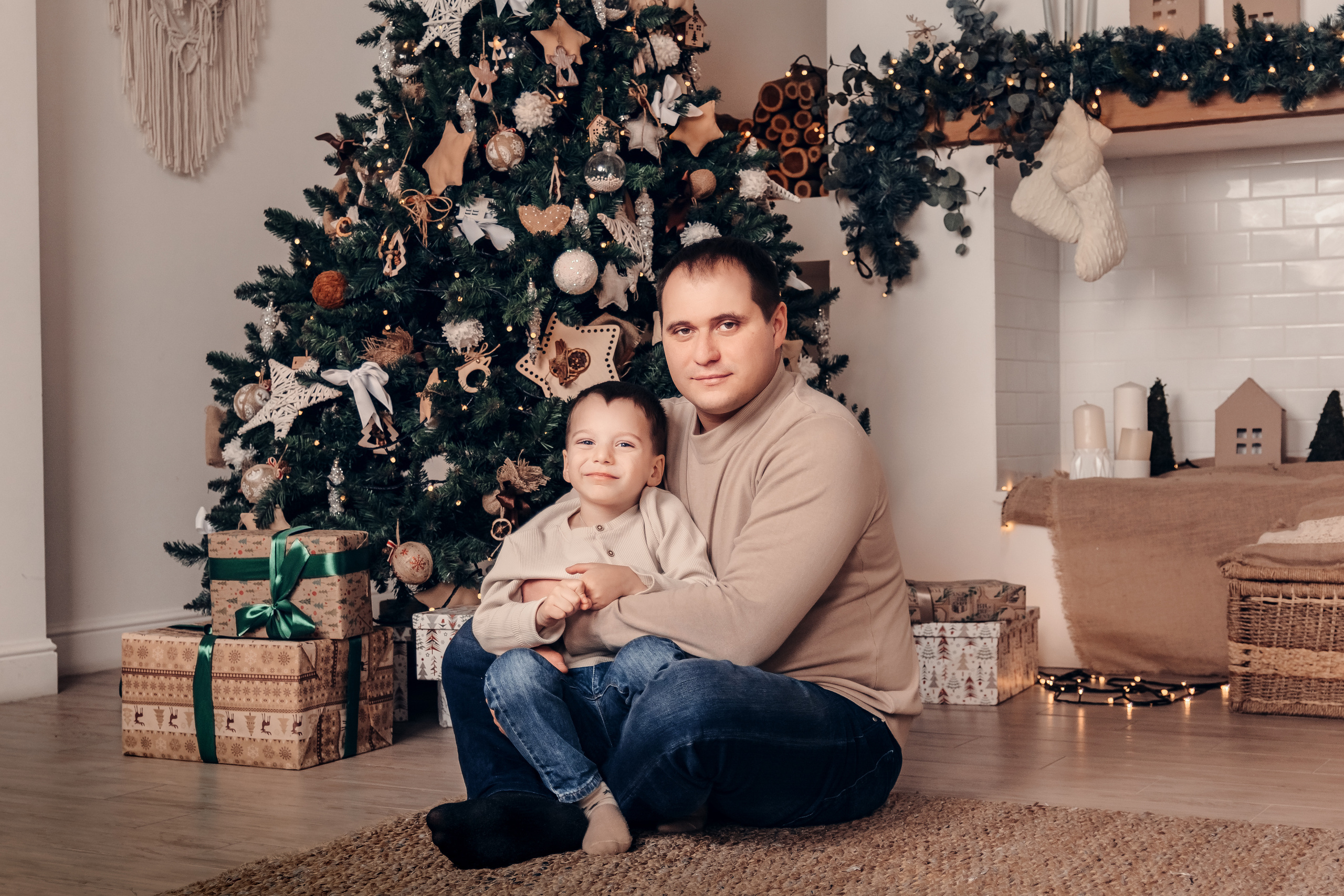 Новогодняя фотосессия доктор Яна и ее семья. Семейный и детский фотограф Кущ Наташа