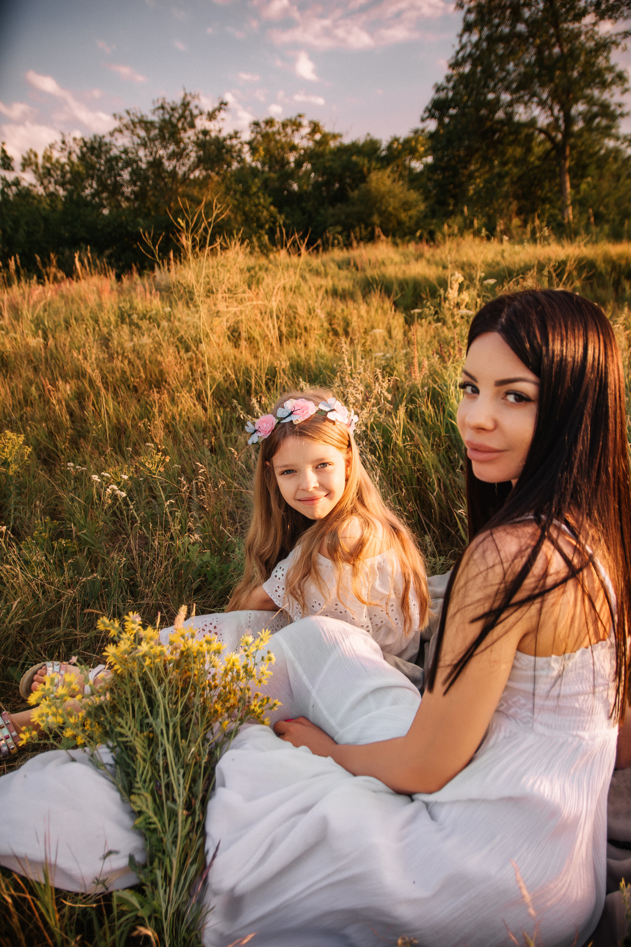 Прогулочная фотосессия мама и дочка, Елена и Милана. Семейный и детский фотограф Кущ Наташа