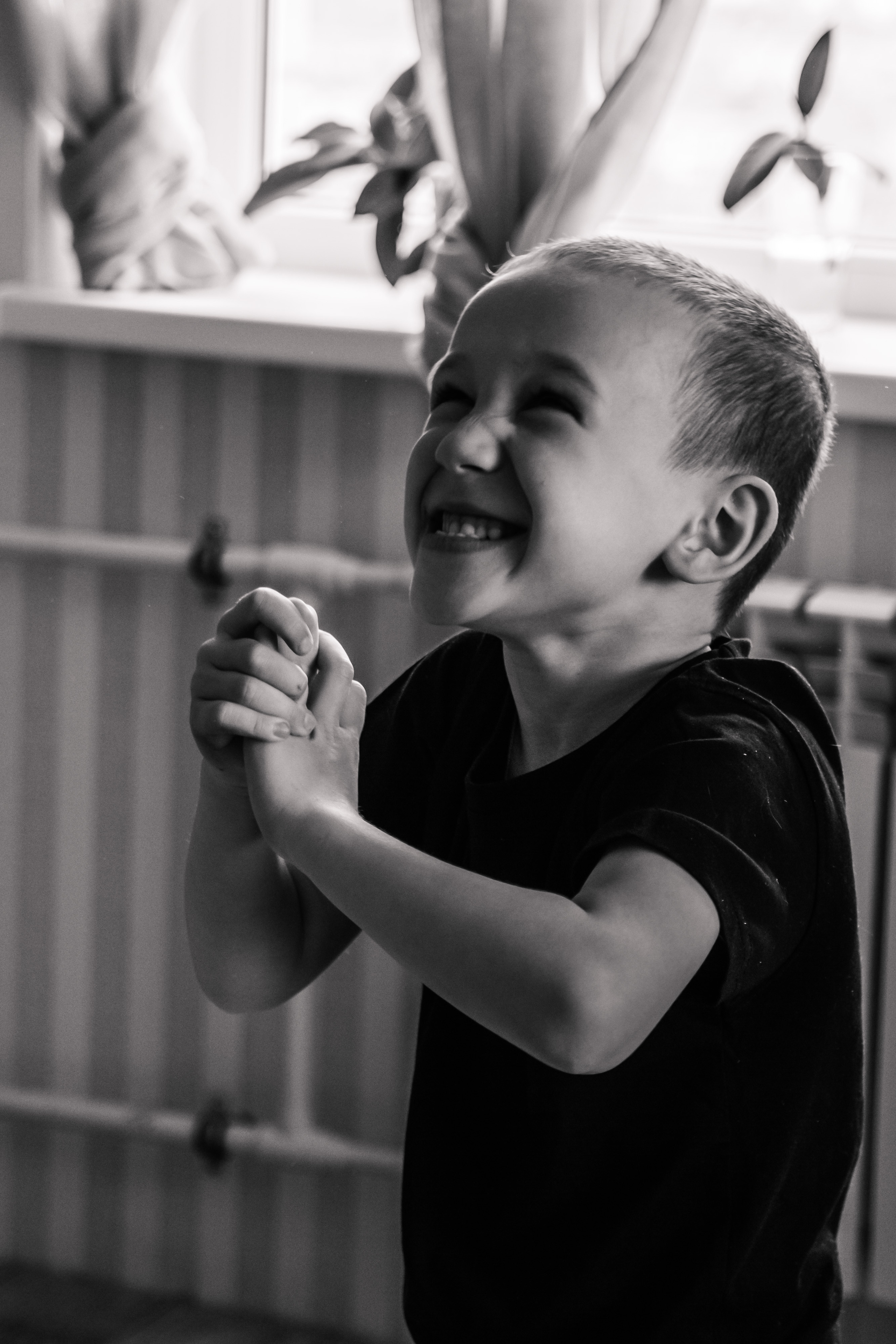 Домашняя фотосессия Юли и Саши. Семейный и детский фотограф Кущ Наташа