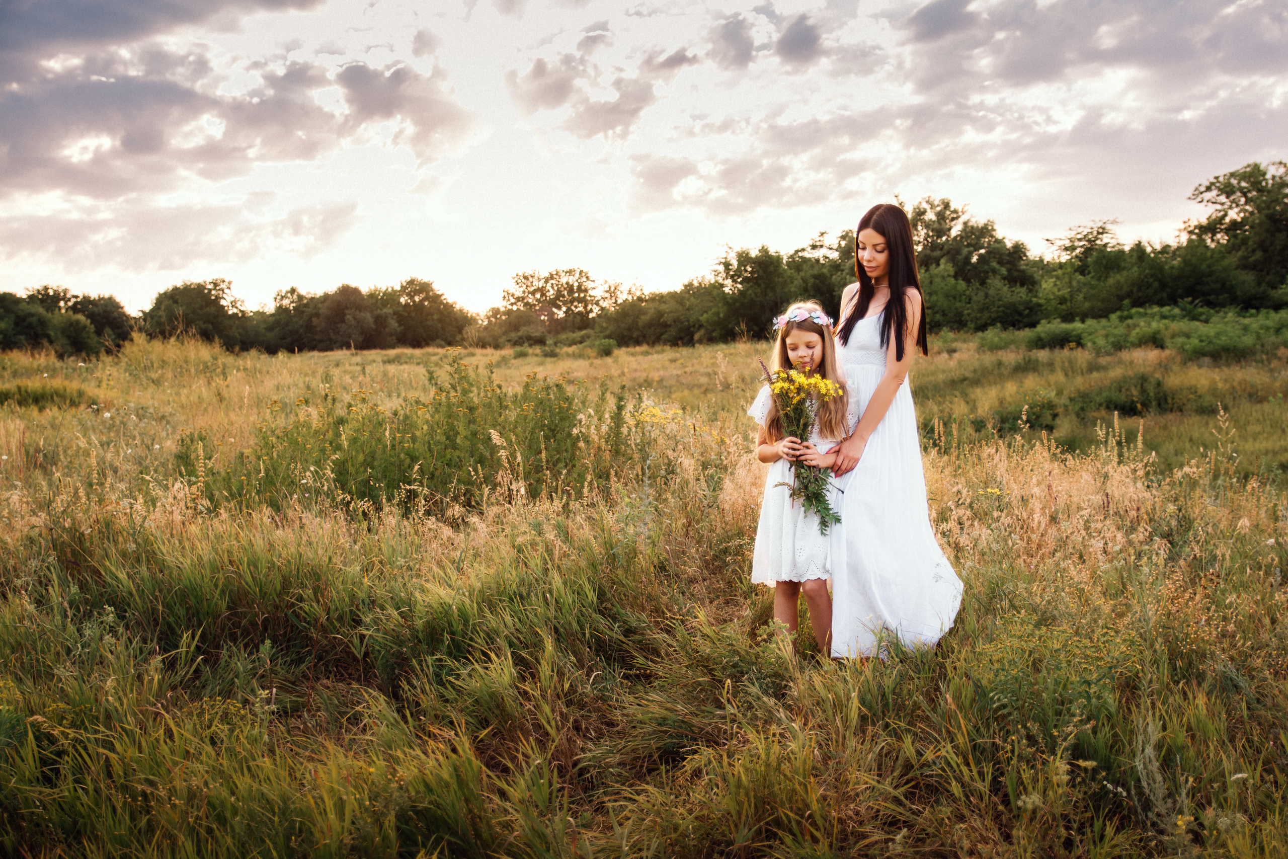 Прогулочная фотосессия мама и дочка, Елена и Милана. Семейный и детский фотограф Кущ Наташа