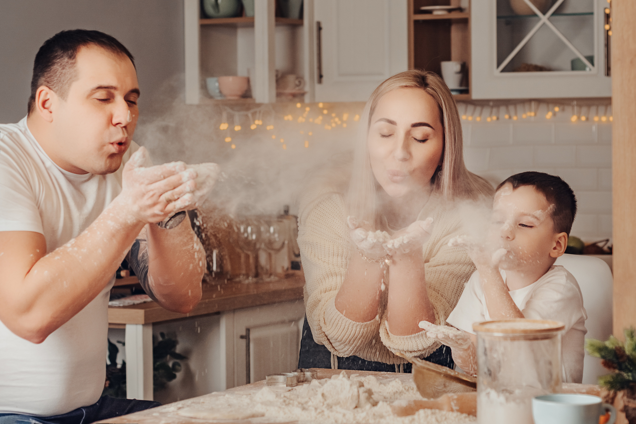 Новогодняя фотосессия доктор Яна и ее семья. Семейный и детский фотограф Кущ Наташа