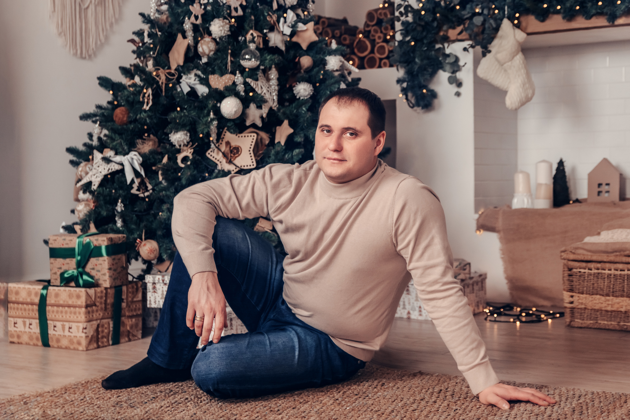 Новогодняя фотосессия доктор Яна и ее семья. Семейный и детский фотограф Кущ Наташа