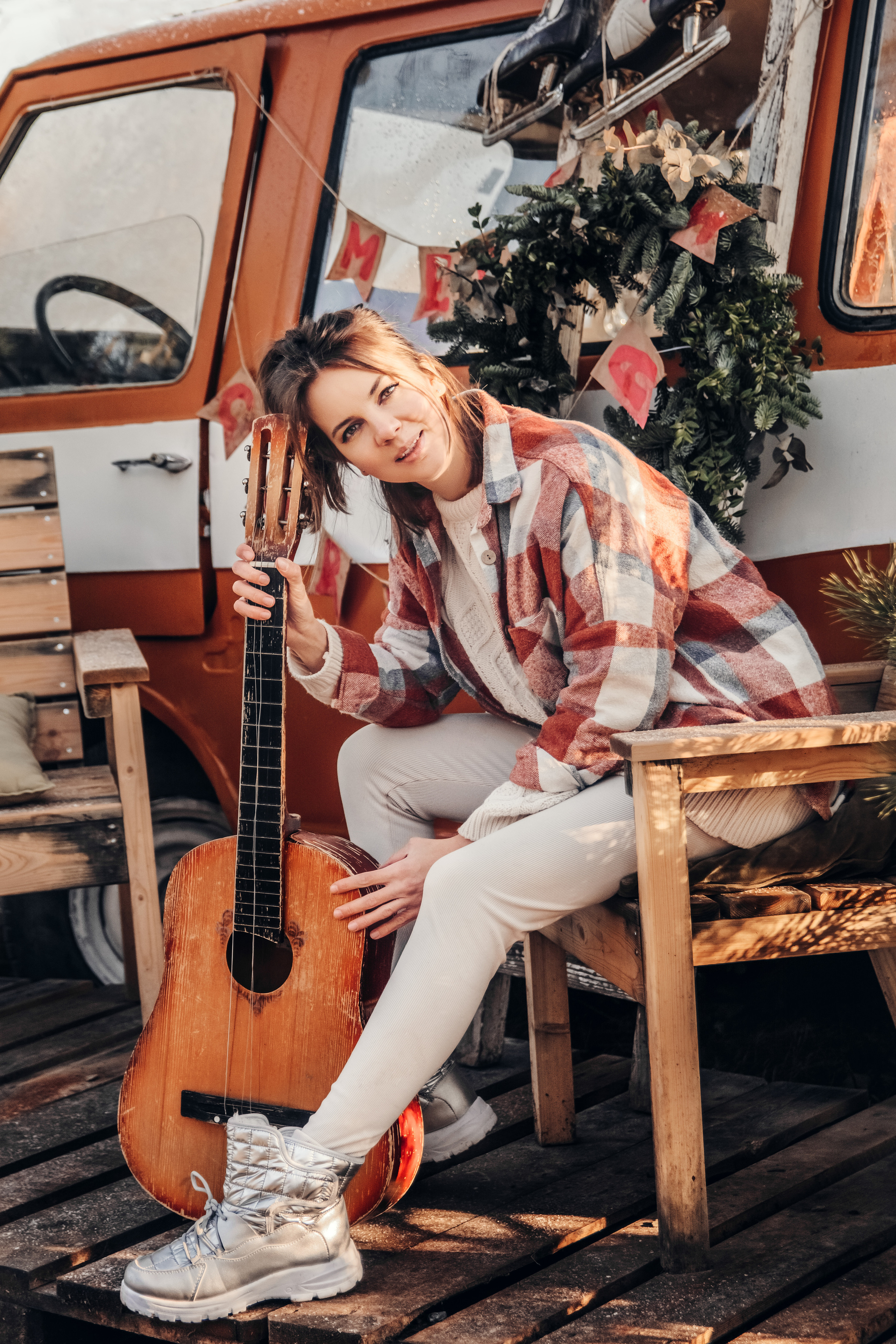 Яна и ее семья, новогодняя фотосессия. Семейный и детский фотограф Кущ Наташа