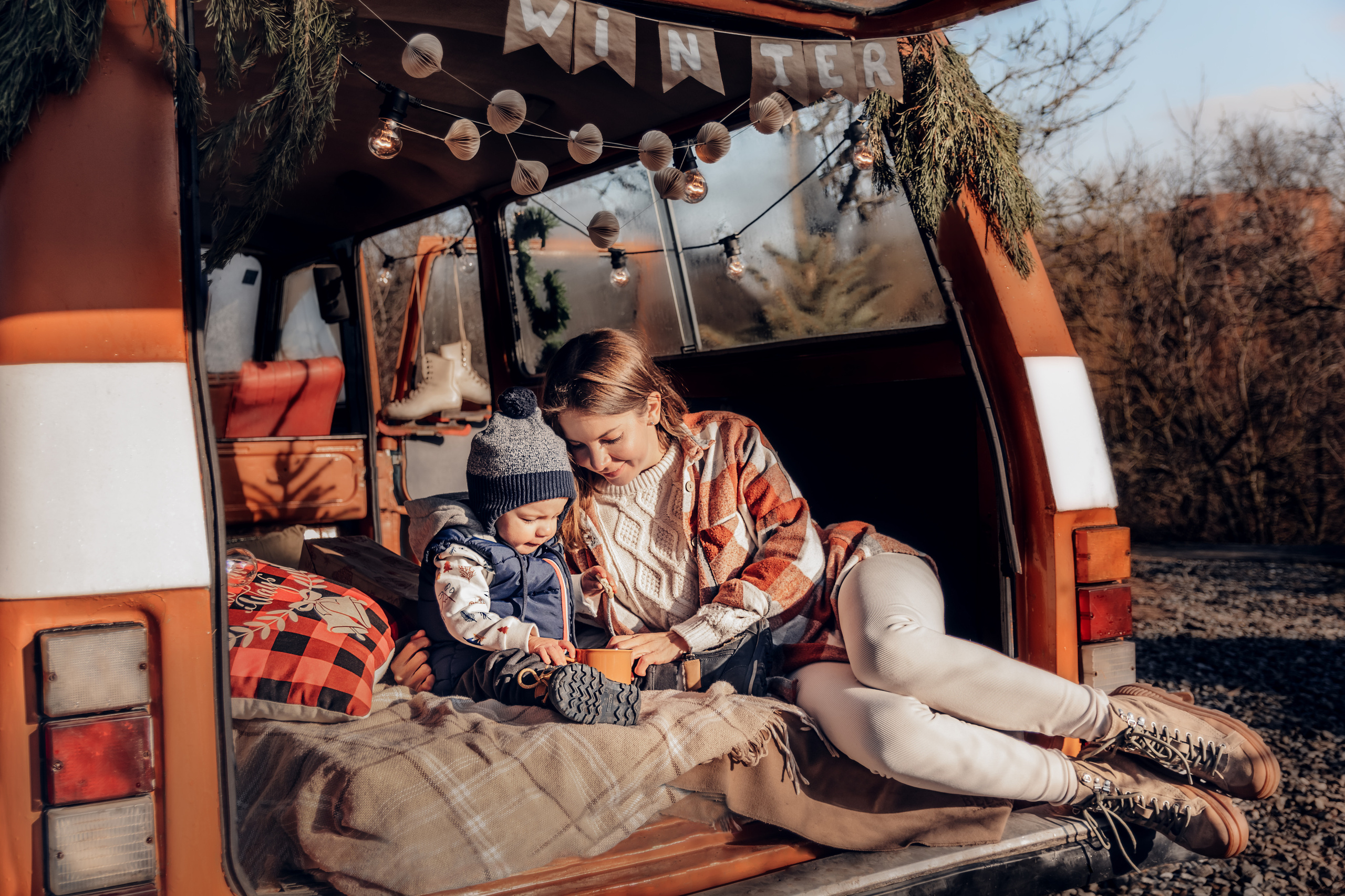 Яна и ее семья, новогодняя фотосессия. Семейный и детский фотограф Кущ Наташа