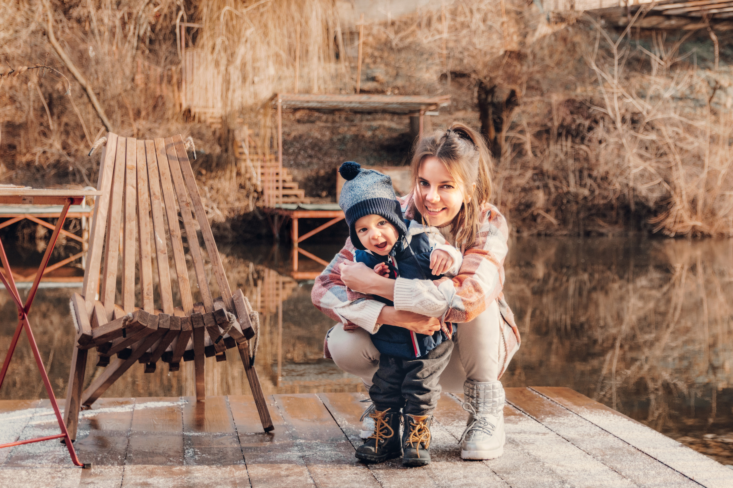 Яна и ее семья, новогодняя фотосессия. Семейный и детский фотограф Кущ Наташа