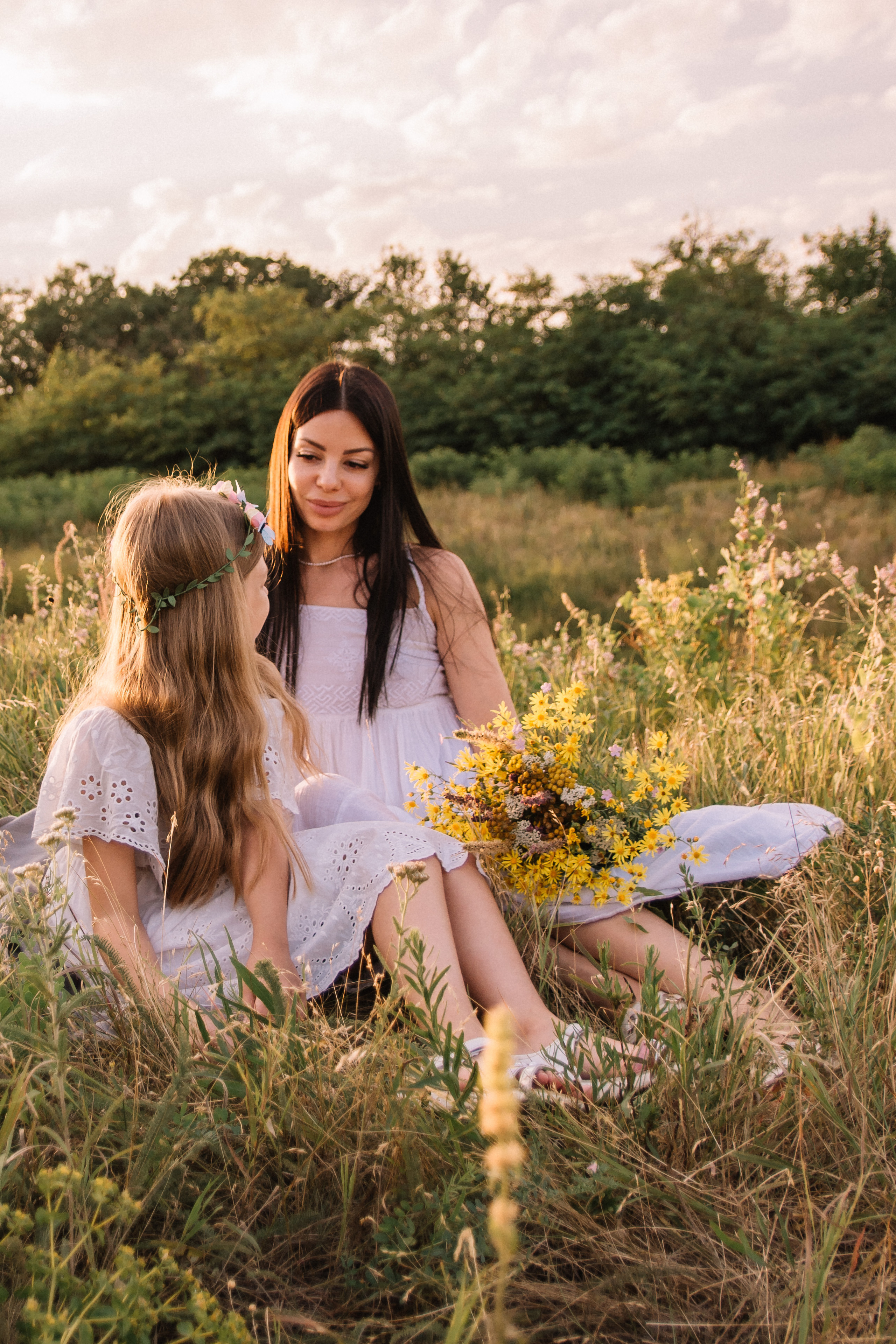 Прогулочная фотосессия мама и дочка, Елена и Милана. Семейный и детский фотограф Кущ Наташа