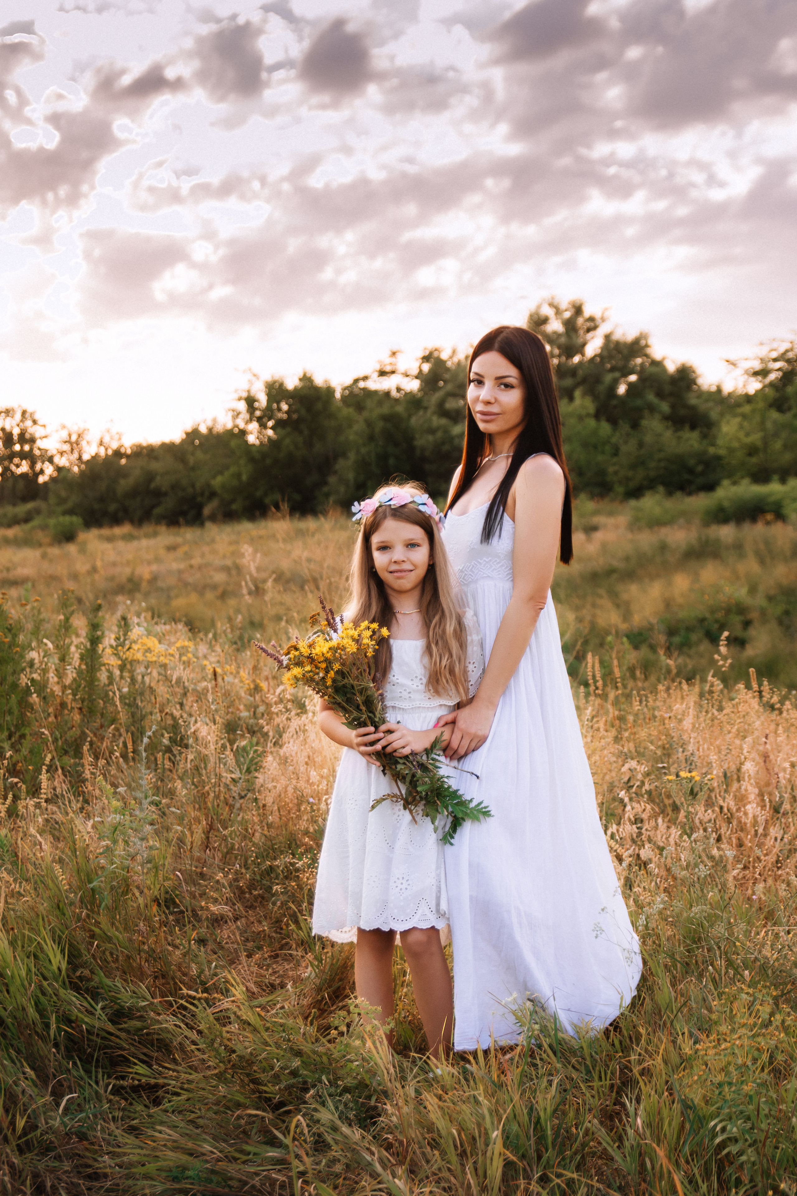 Прогулочная фотосессия мама и дочка, Елена и Милана. Семейный и детский фотограф Кущ Наташа