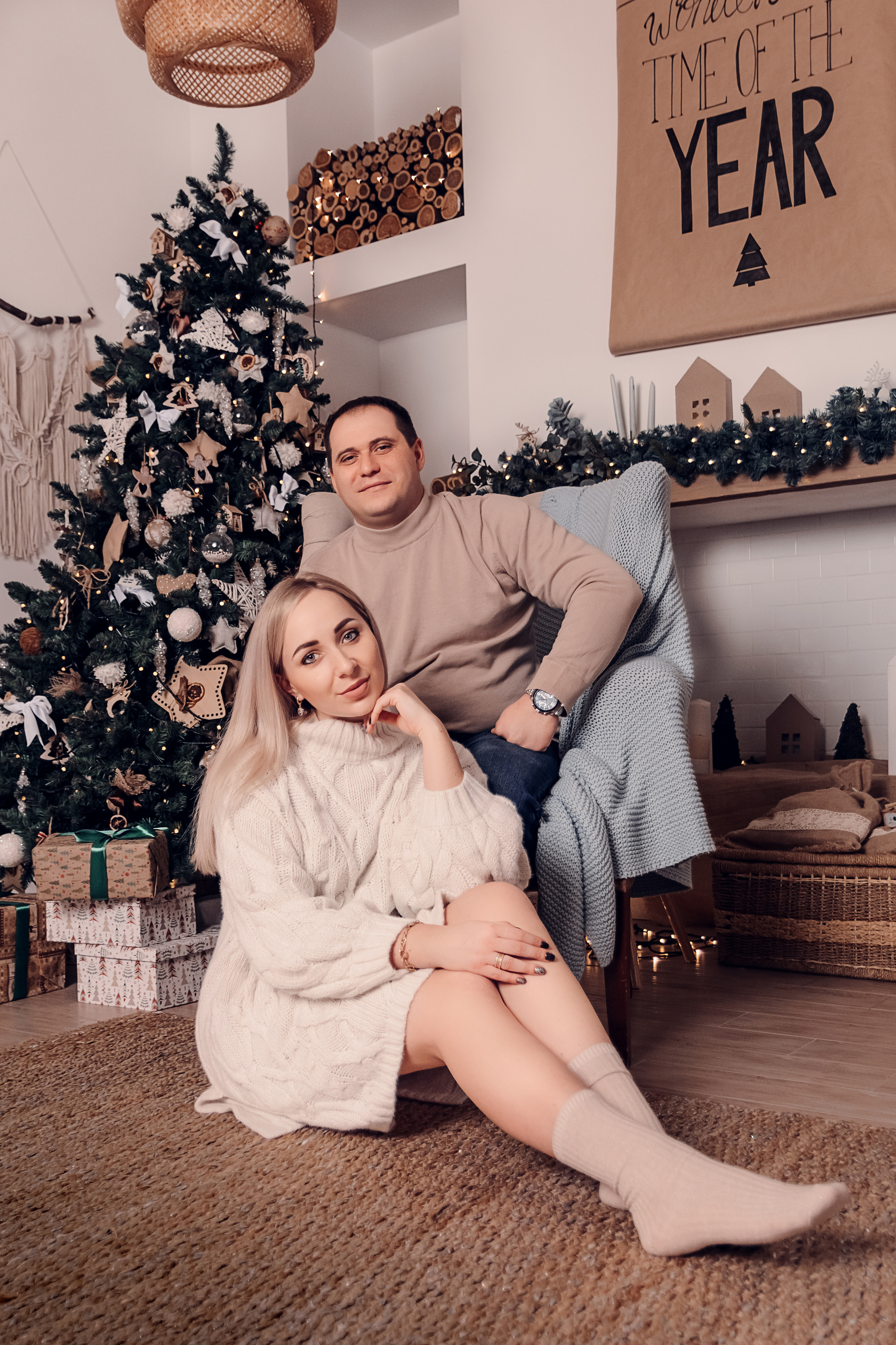 Новогодняя фотосессия доктор Яна и ее семья. Семейный и детский фотограф Кущ Наташа