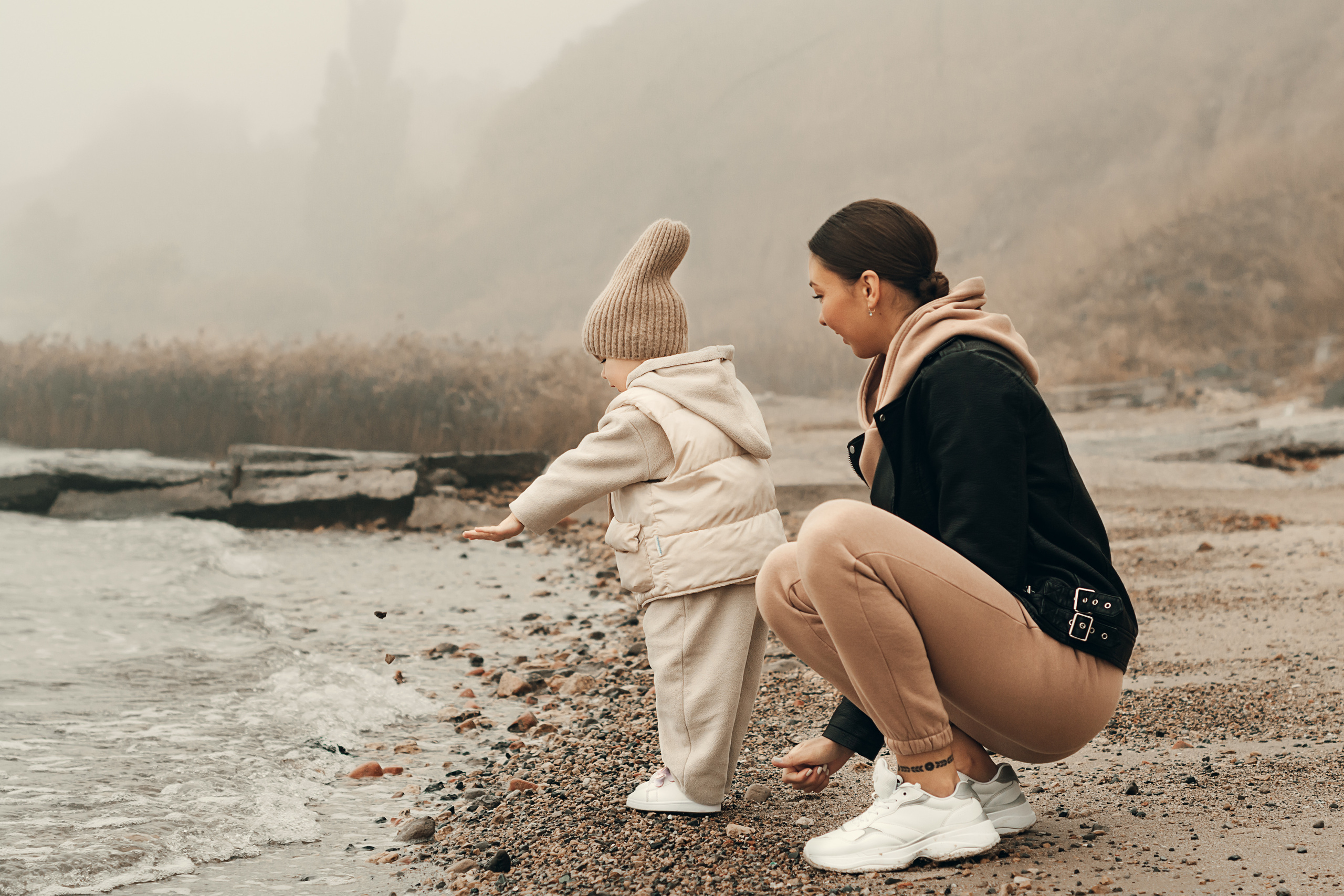 Осенняя фотосессия Виктория и Кира. Семейный и детский фотограф Кущ Наташа