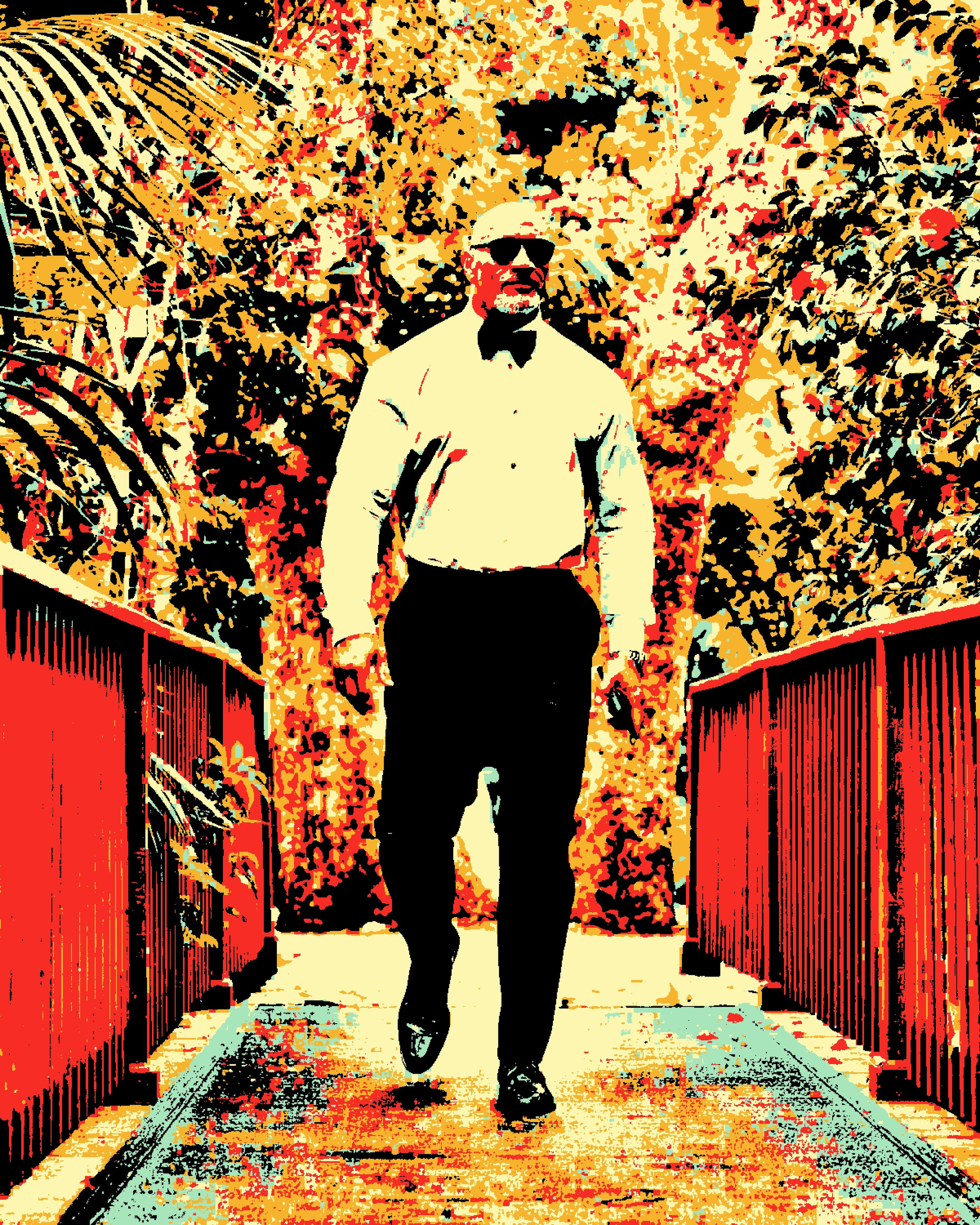 Дуэйн Джонсон (Dwayne Johnson). Визуальный арт пиксельный художник Василь Пиксель