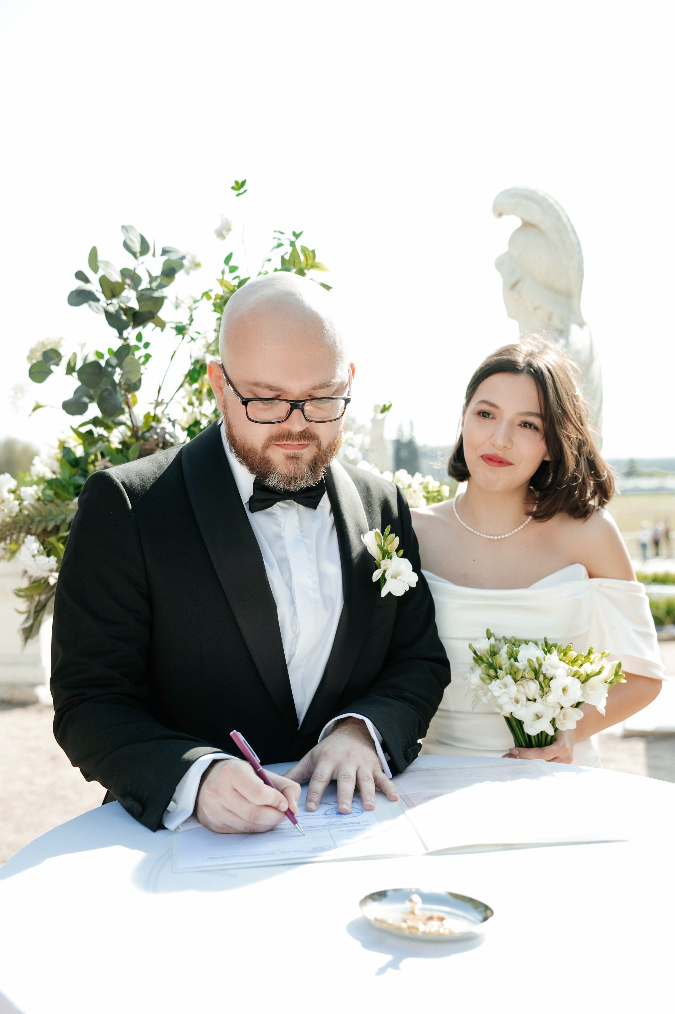 Регистрация в Архангельском | ресторан Дача. Свадебный фотограф Москва Александра Аверкова