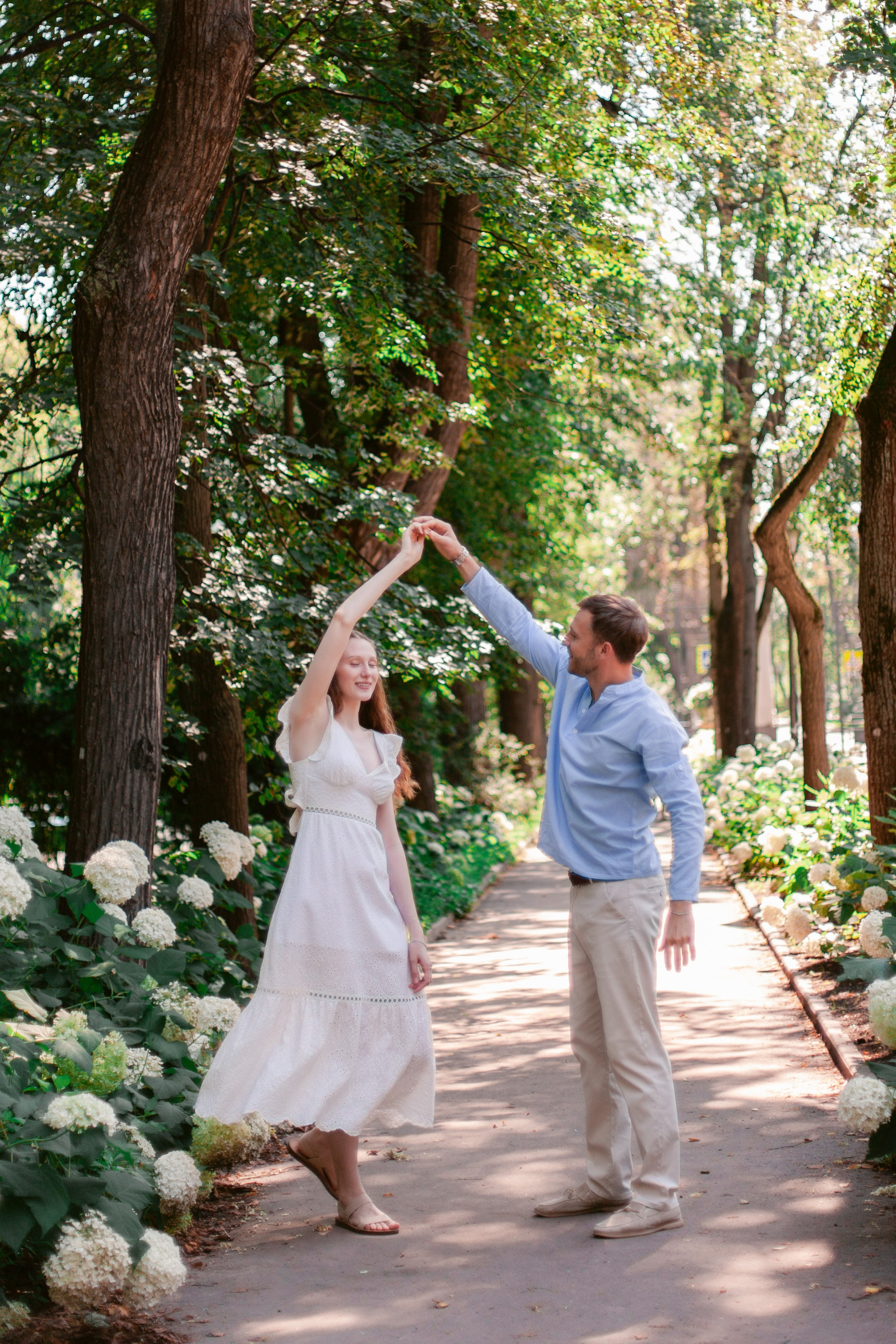 Прогулка лавстори предсвадебная в Парке Горького