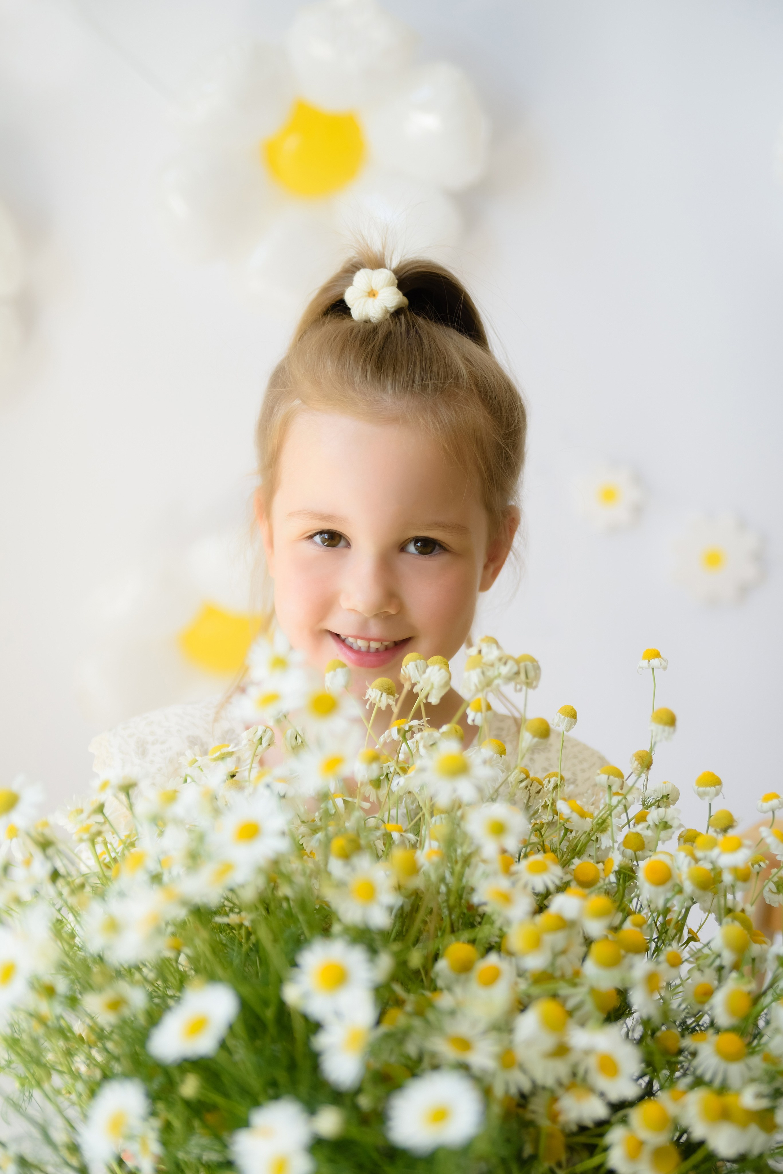Фотопроект «Ромашки» Аня и Даша. Детский Фотограф |Фотограф на годик в Брянске Ирина Романова