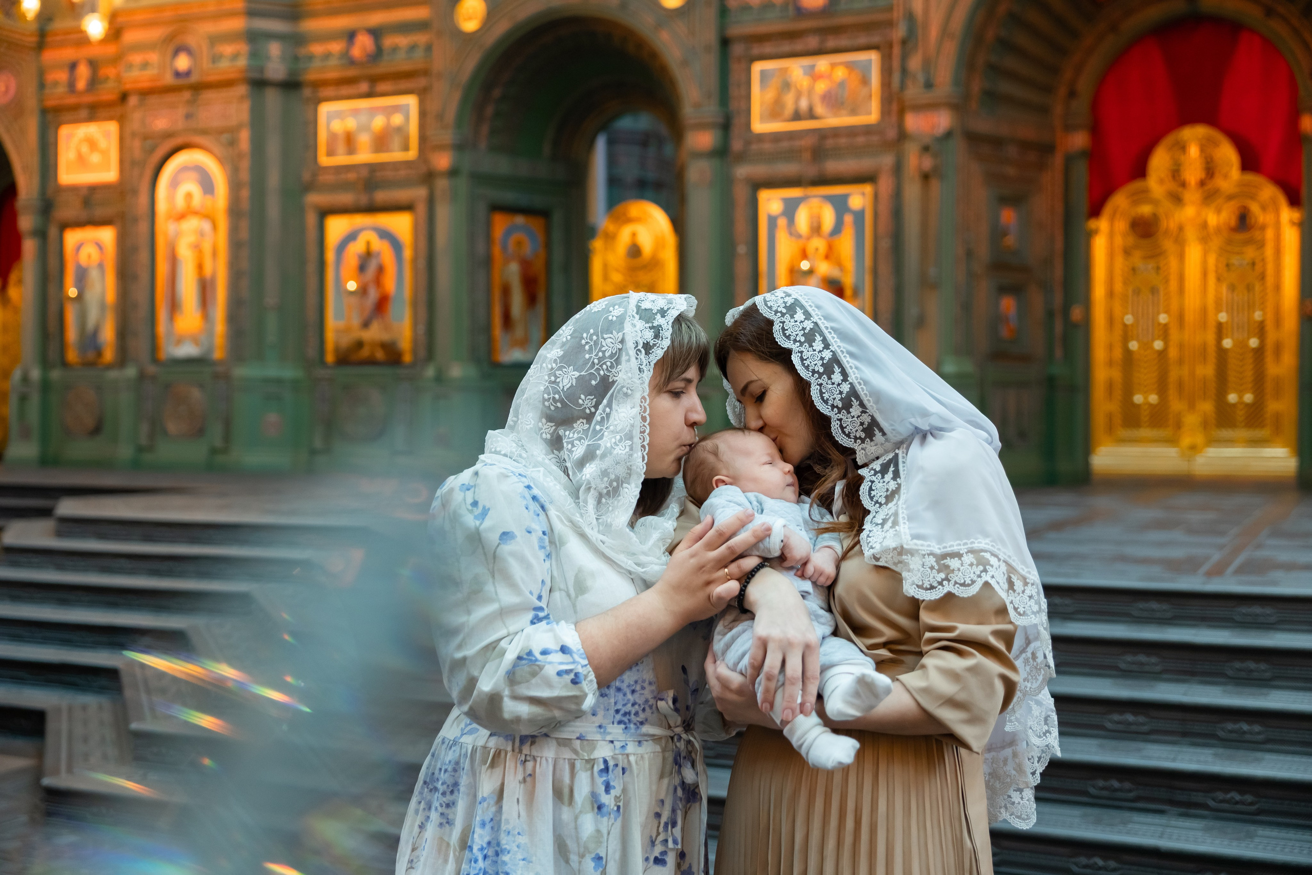 Крещение Леонида. Семейный фотограф и фотограф на Крещение, Венчание в Москве и Подмосковье Людмила Клюева