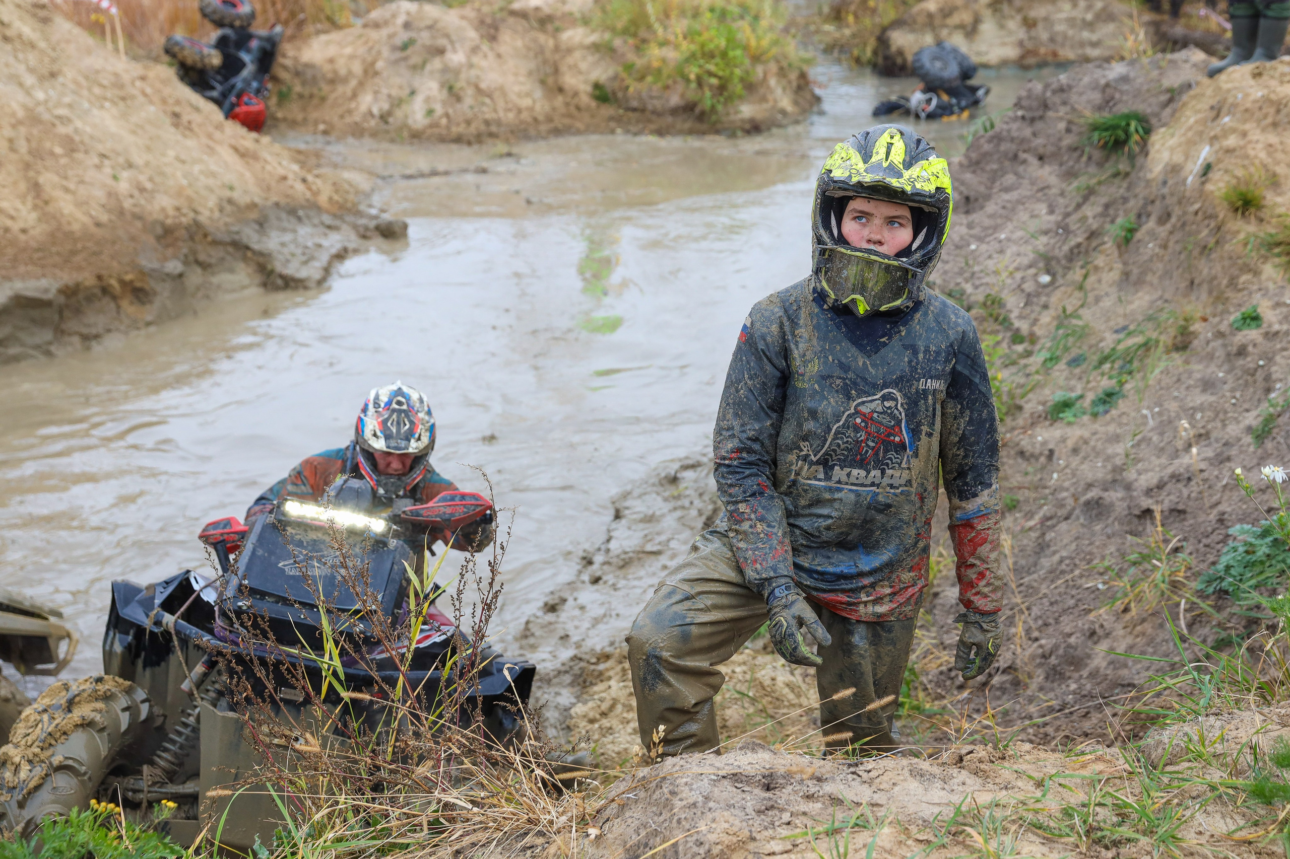 Гонки на квадроциклах Грязевое кольцо. Спортивный фотограф в Самаре