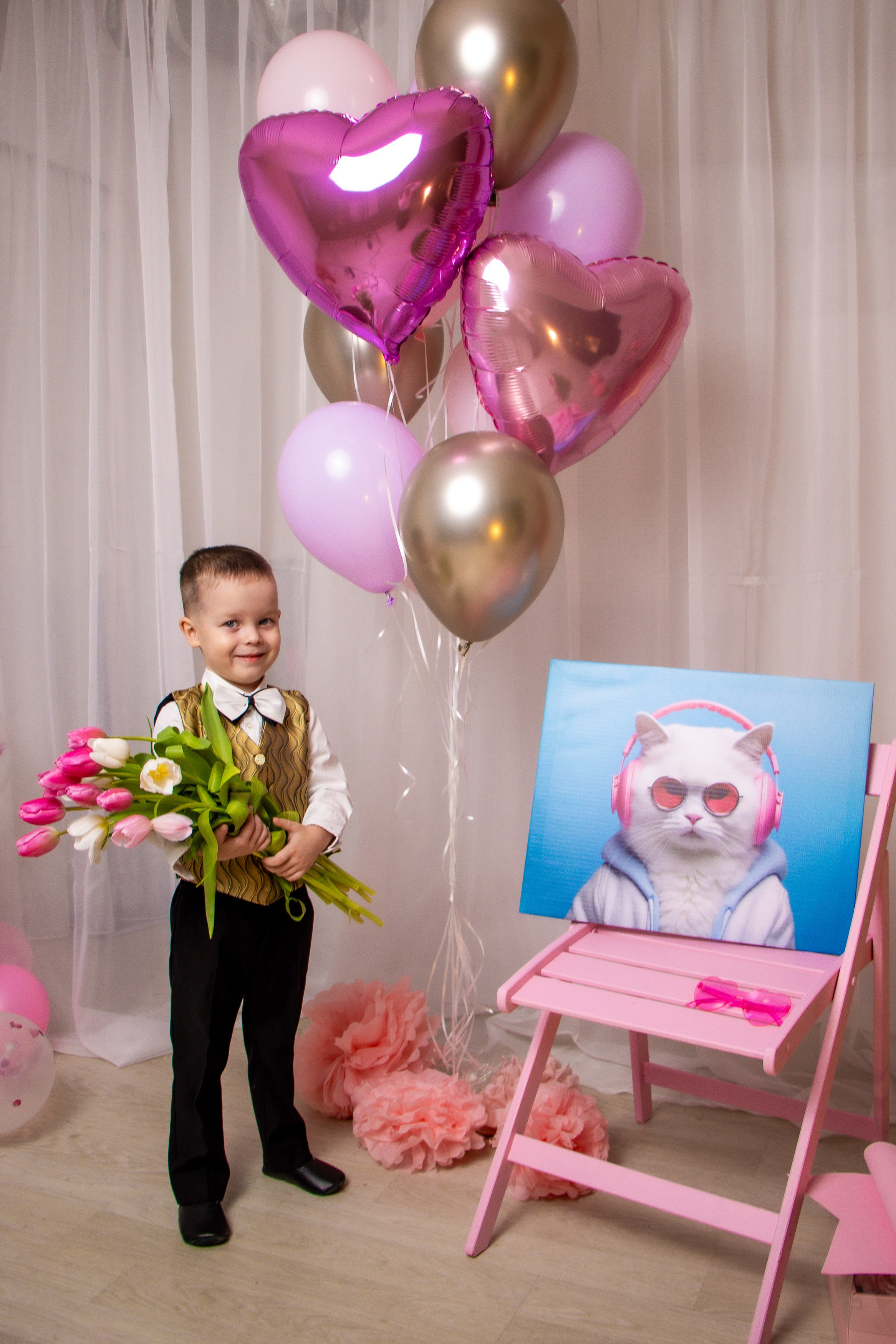 Семейная с тюльпанами. Фотограф Татьяна Матрос