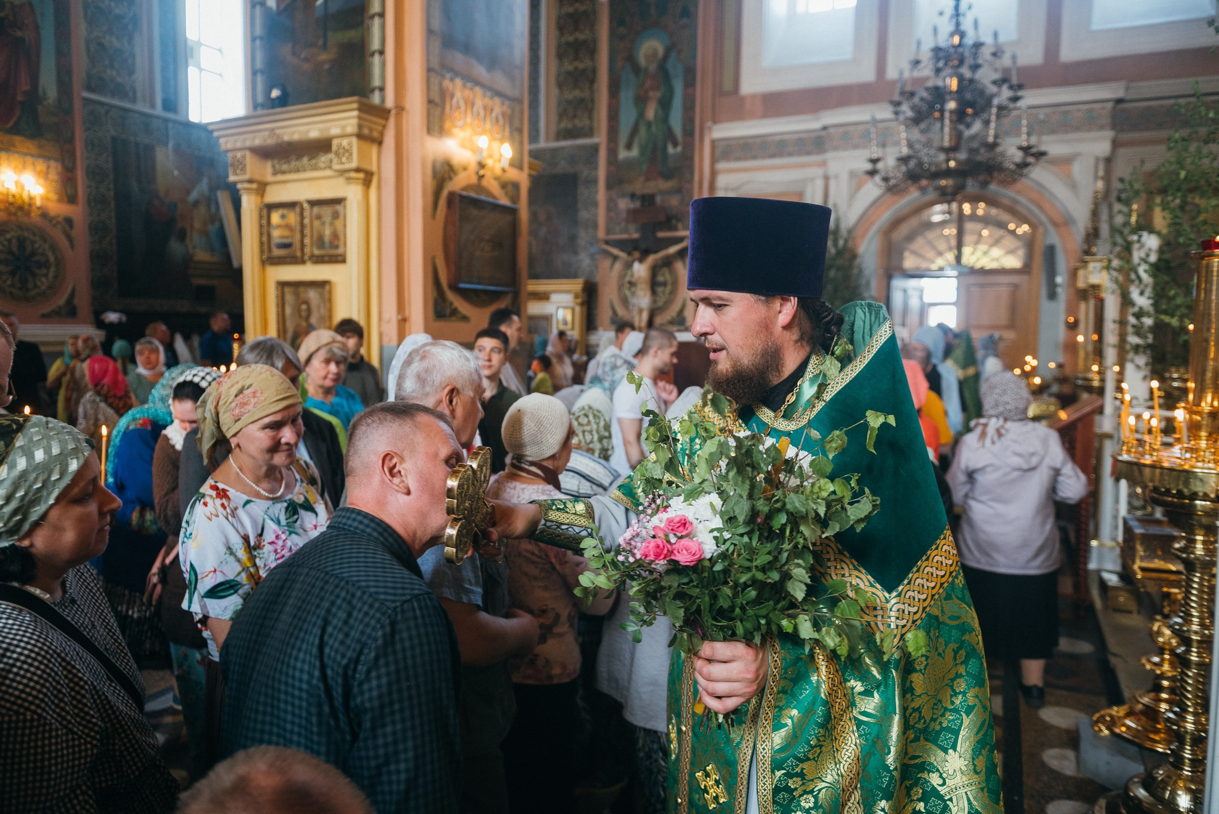 Литургия в праздник Святой Троицы в Преображенском Соборе г. Иваново. Семейный фотограф на крещение, венчание в Иваново Галина Скурихина