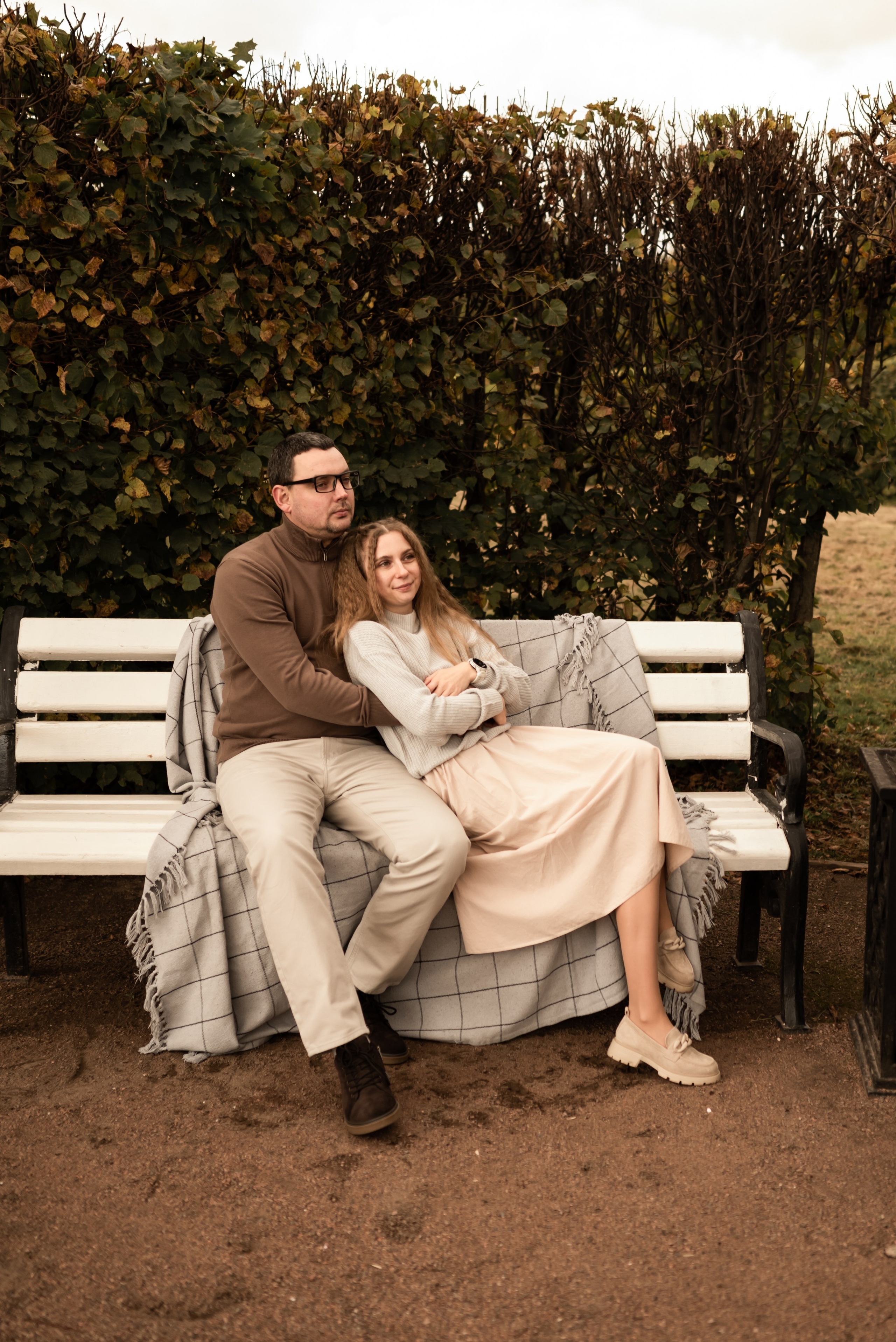 Осенняя Love story в Кусково. Фотограф Ксения Огородова портфолио