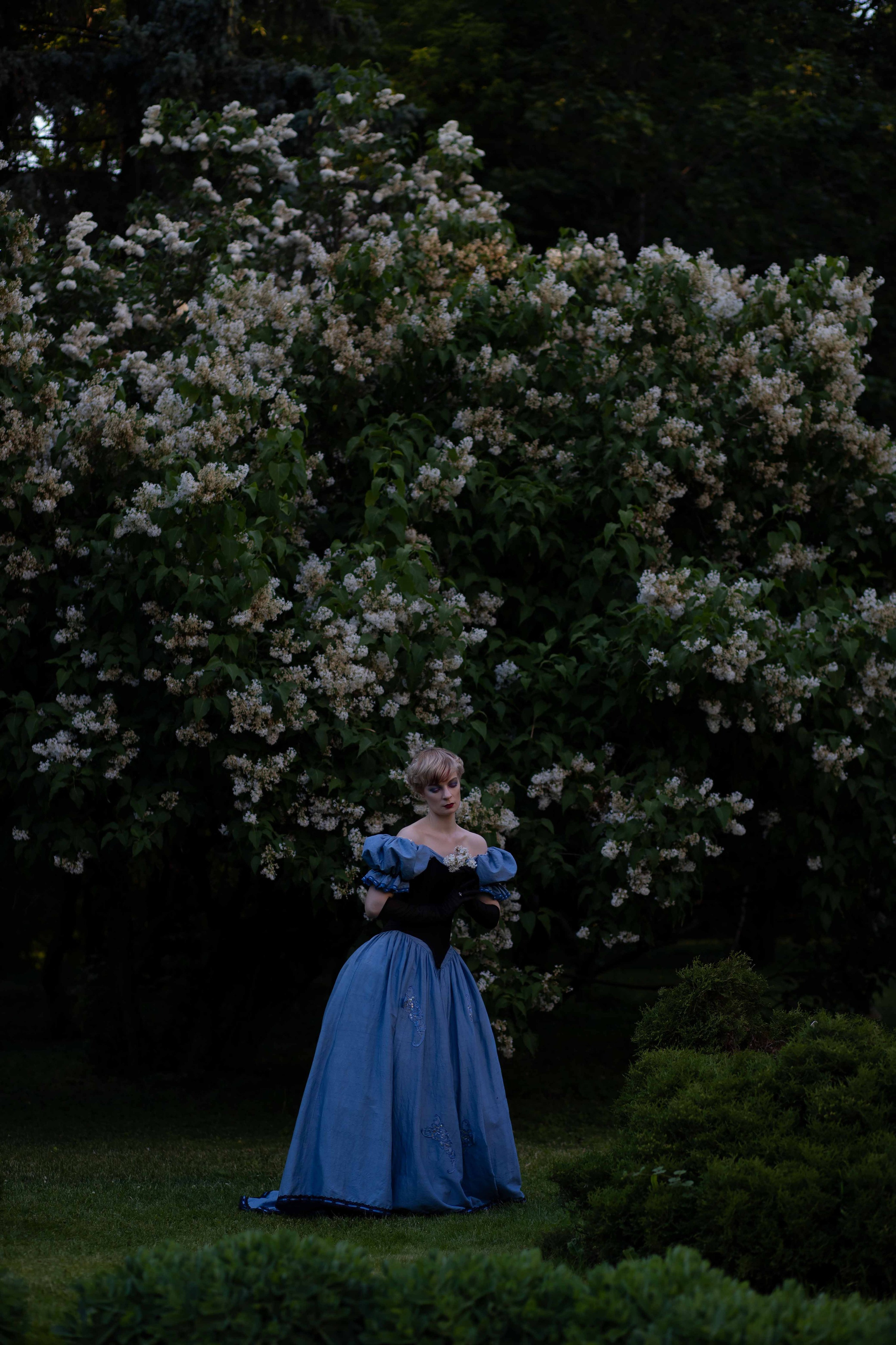 Таинственный сад. Художественная винтажная фотография