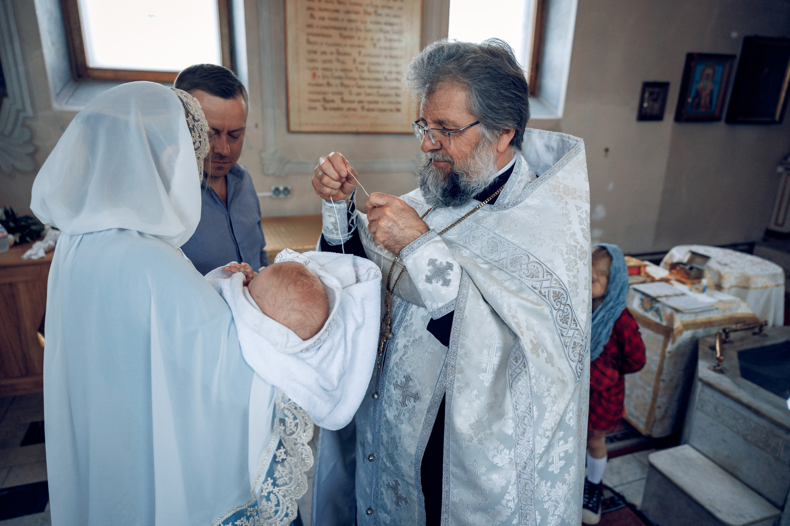 Крещение в Елоховском Богоявленном соборе. Профессиональный фотограф в Москве и Мо Мария Шантарёва