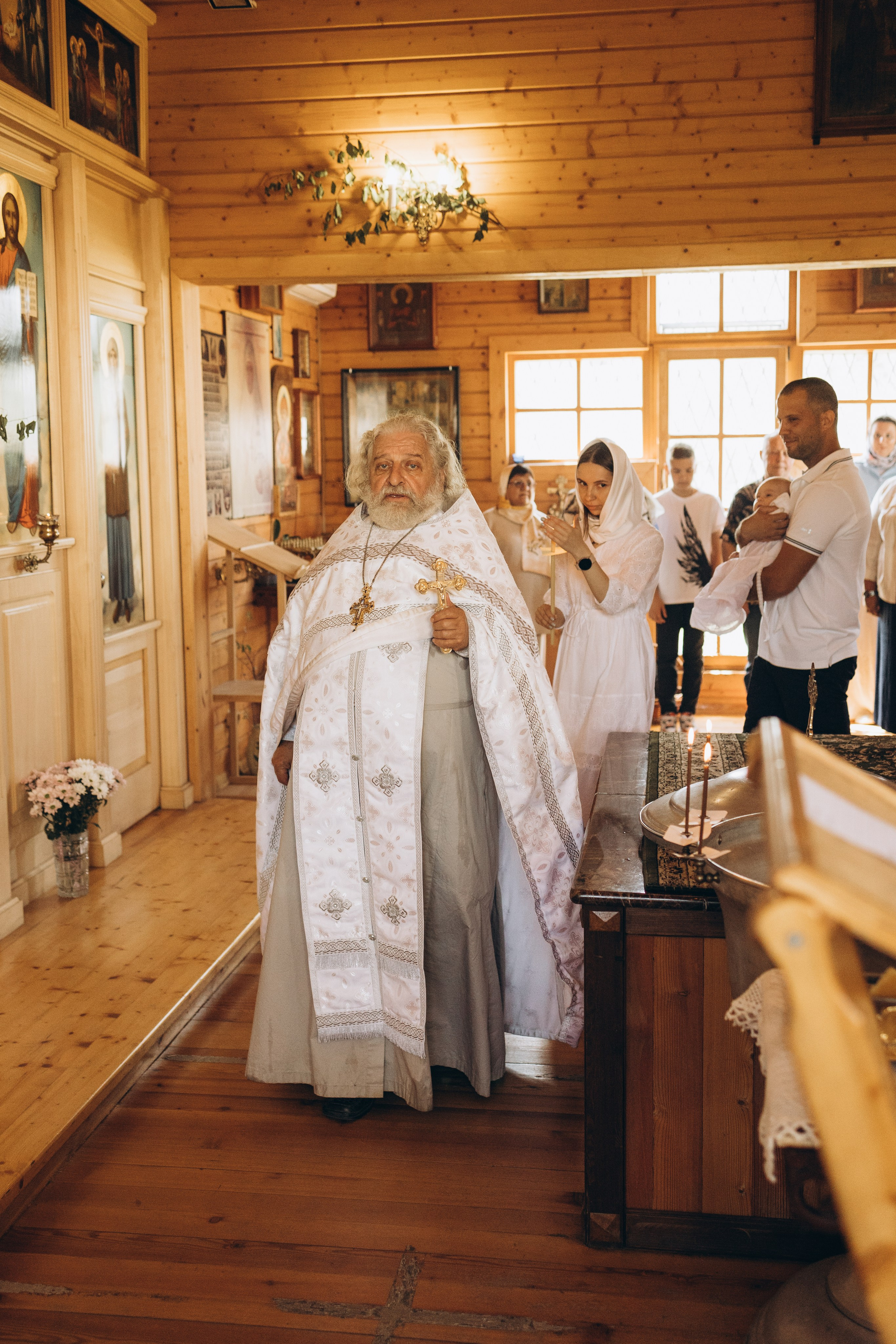 Крещение Егора. Семейный фотограф в Москве Виктория Ястребинская