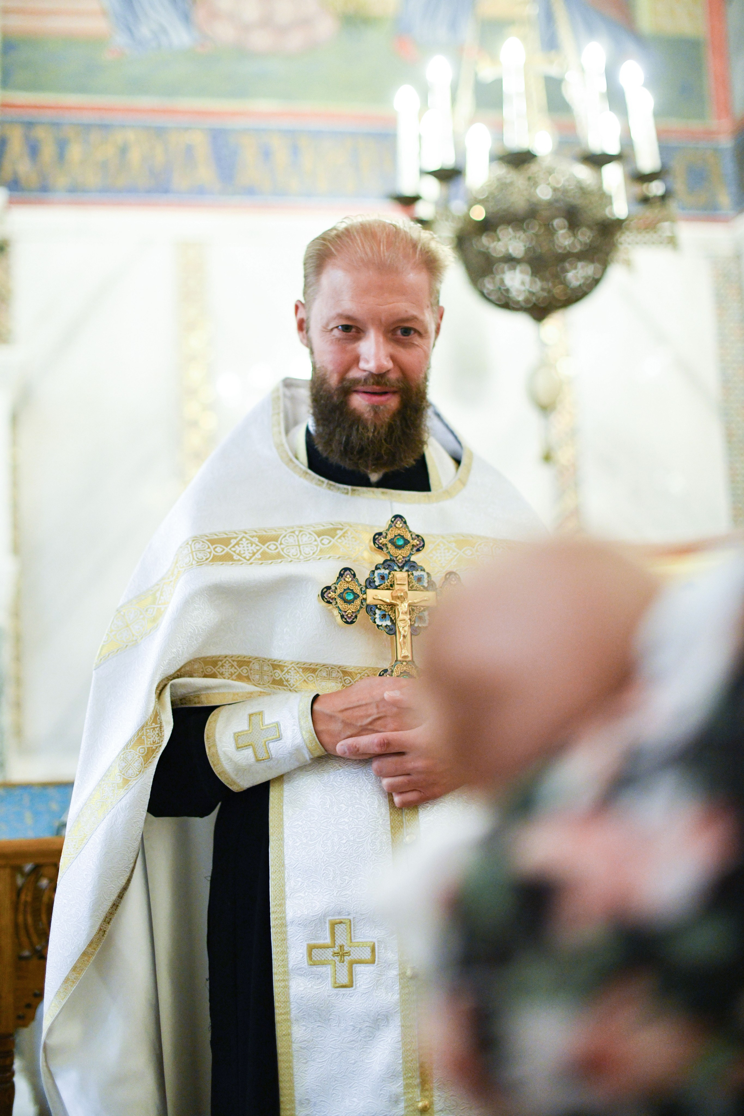Крещение Марии. Церковь Покрова Пресвятой Богородицы в Ясенево. Свадебный и портретный фотограф в Москве Галина Борисова
