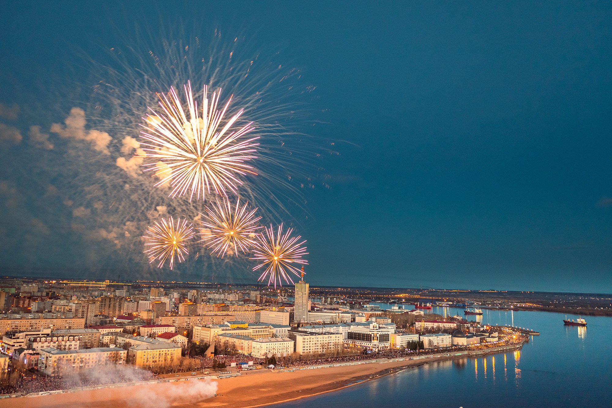 Город. Аэросъемка в Архангельске, Александр Ермолин