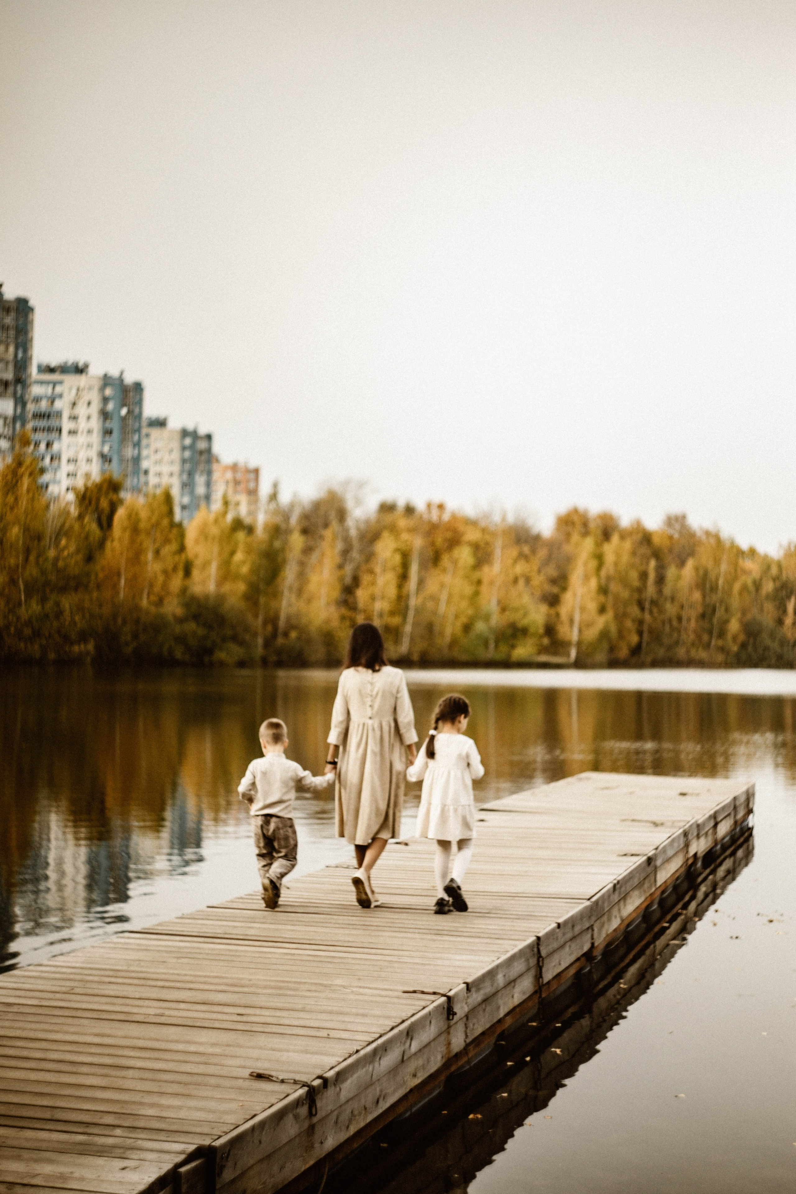 Земснаряд осенний. Фотограф в Нижнем Новгороде