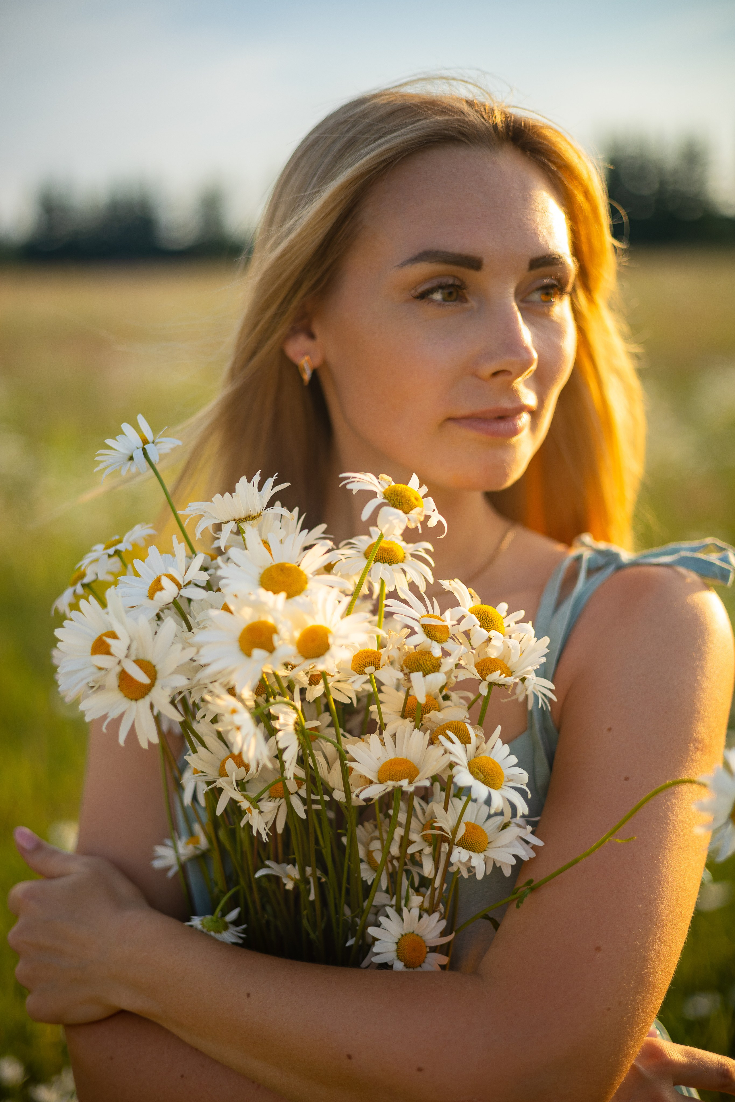 Индивидуальная фотосессия. Ромашки. Фотограф Самойлова Анна Архангельск, Северодвинск