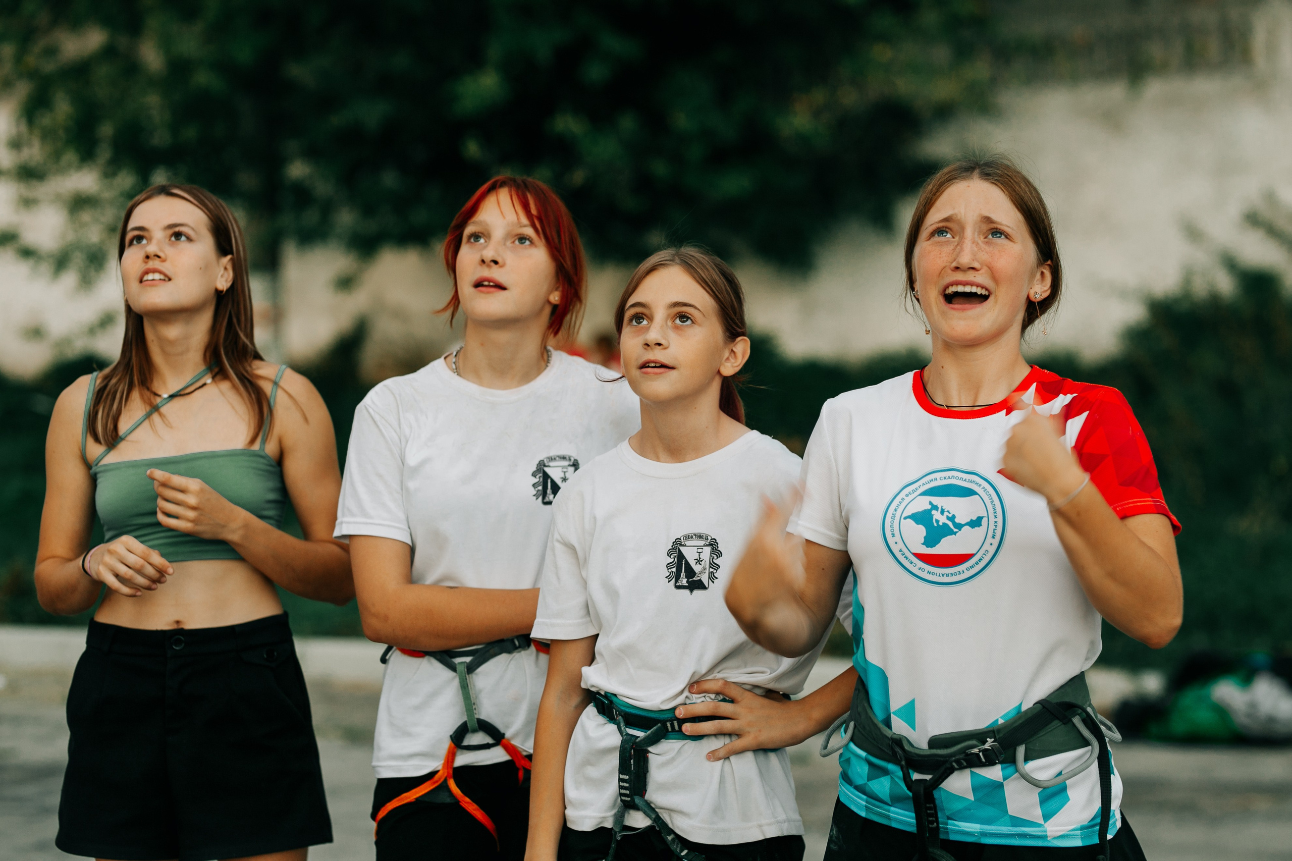 Соревнования по скалолазанию. Фотограф в Крыму