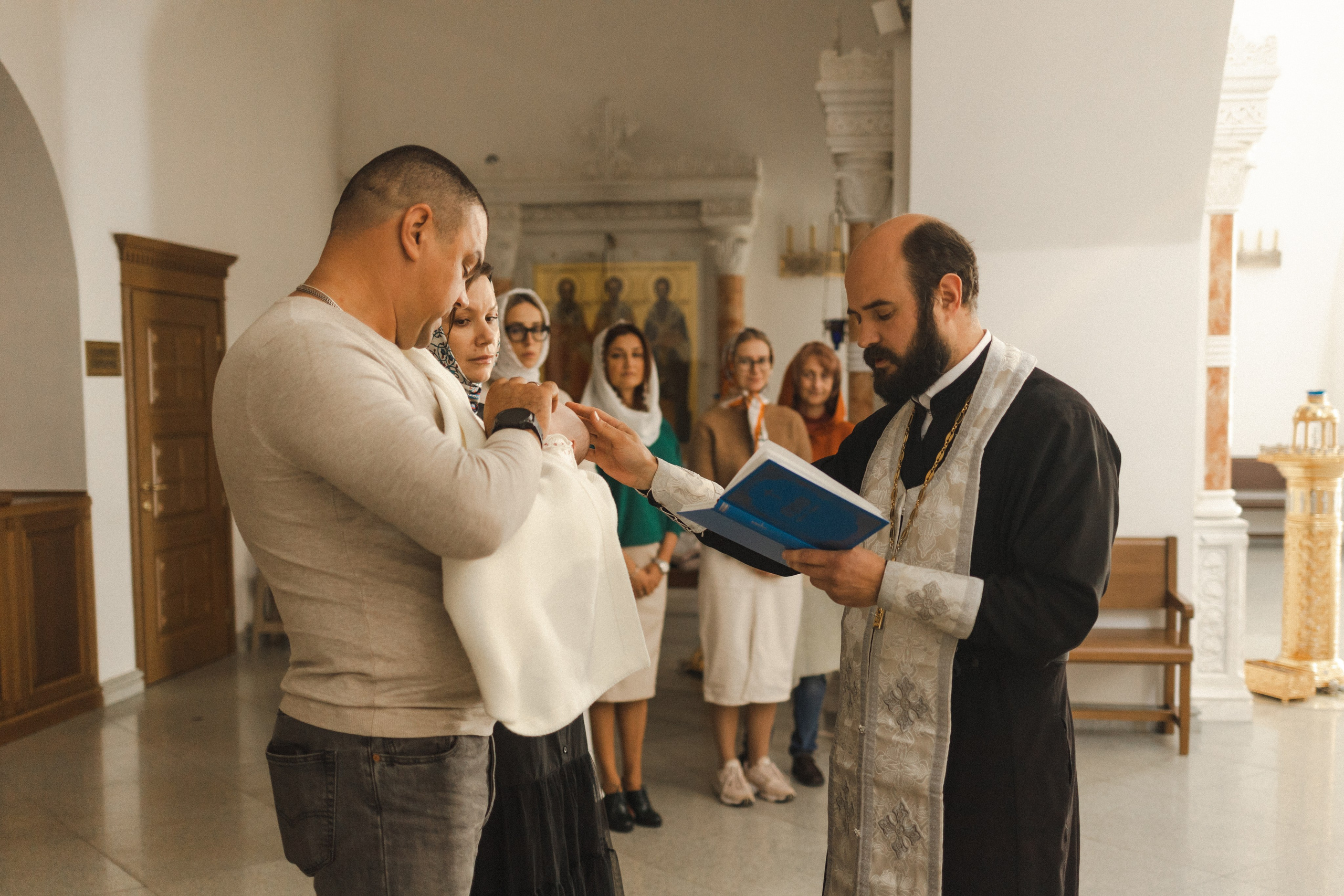 Крещение Стефании. Семейный фотограф в Москве