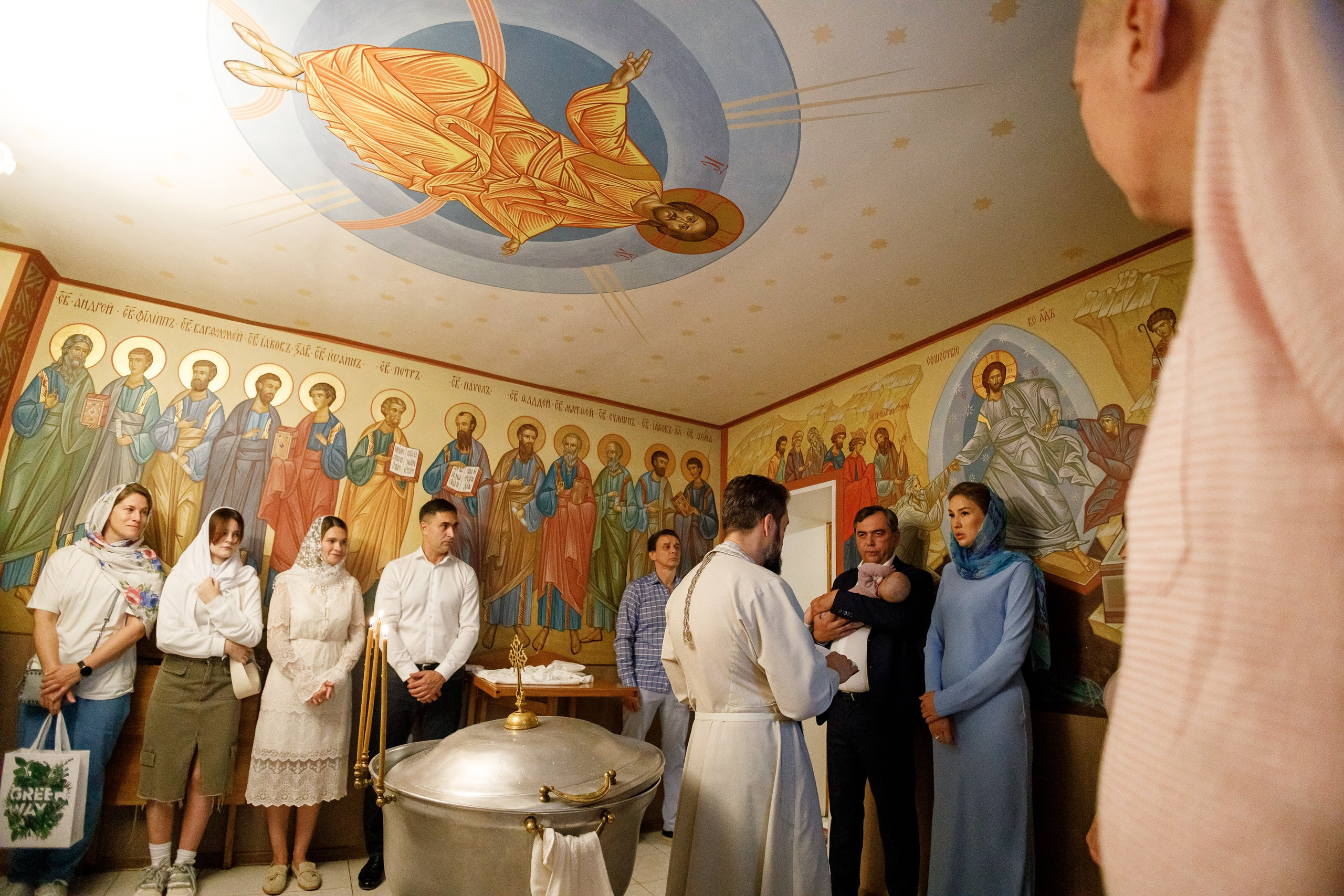 Таинство крещения. Фотограф Москва