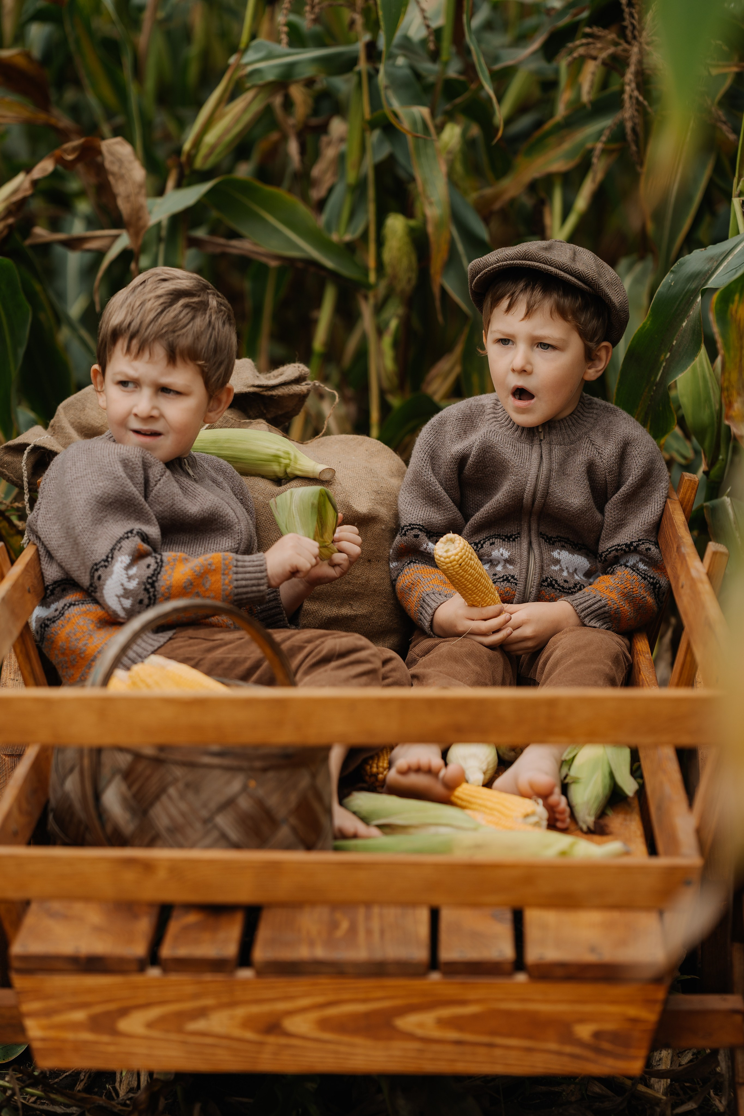 Ваня и Илья в кукурузе. СВАДЕБНЫЙ ФОТОГРАФ КРАСНОЯРСК