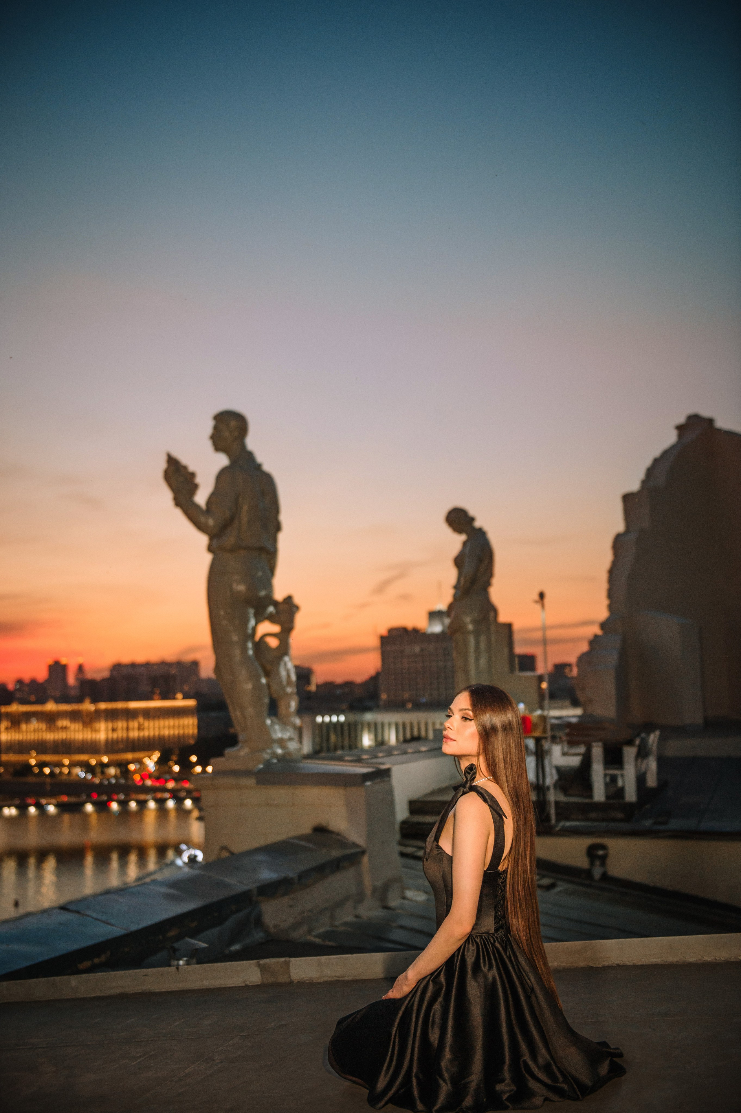 Фотосессия на крыше (Москва). Тучина Дарья фотограф