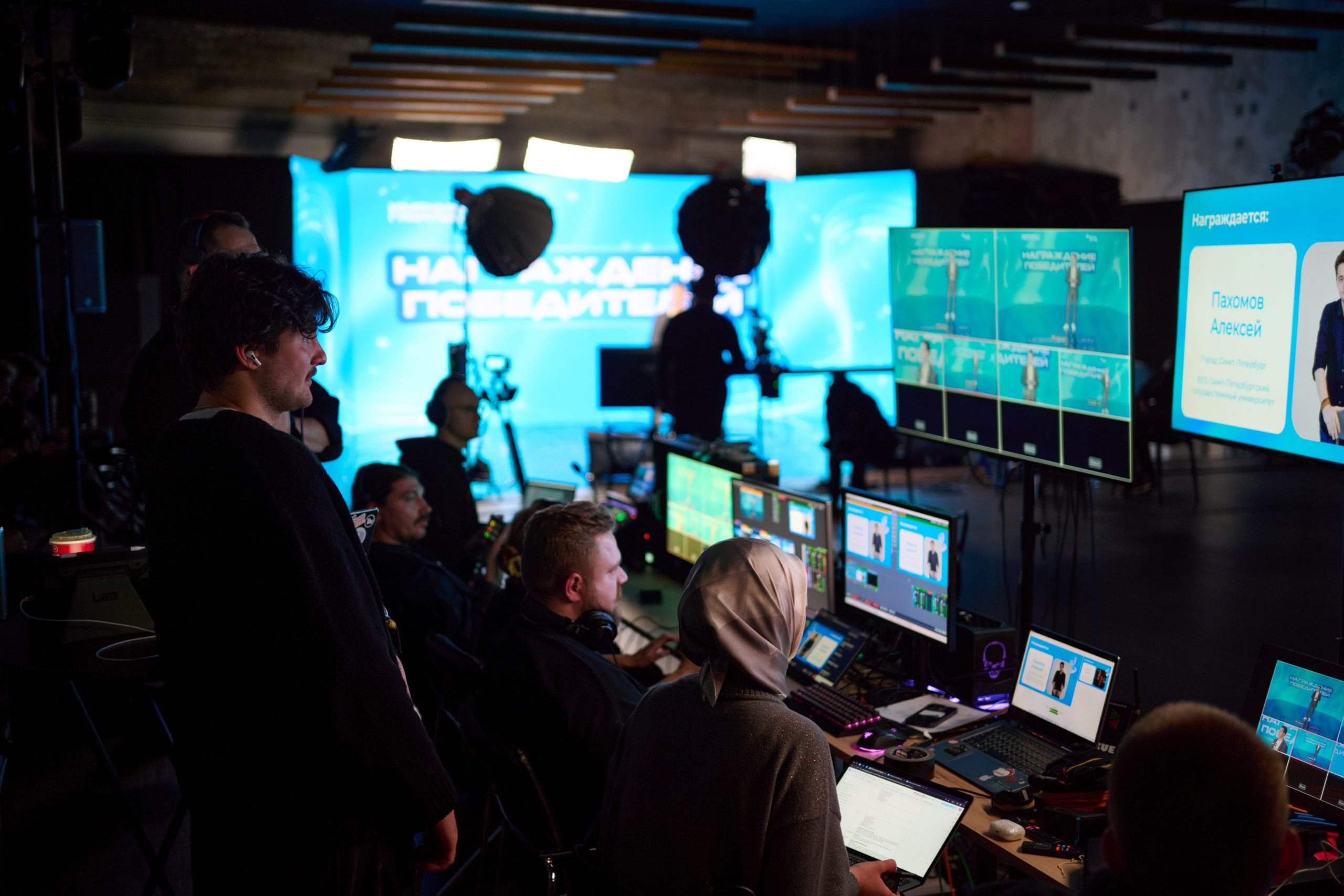 Backstage съёмка трансляции ВТБ Именные гранты 2025