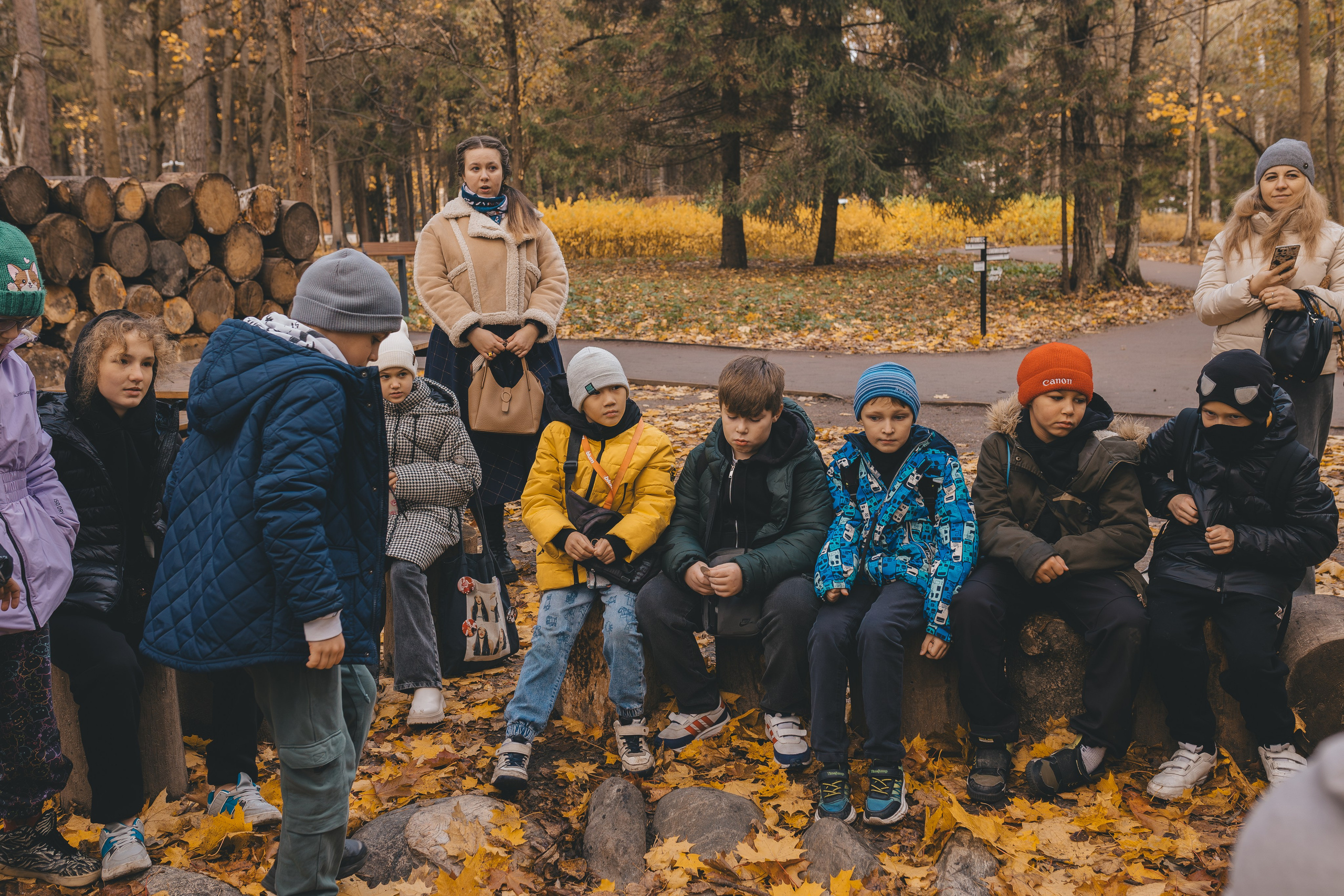 Репортаж школьной экскурсии. Семейный и женский фотограф в Москве Надежда Воробьева