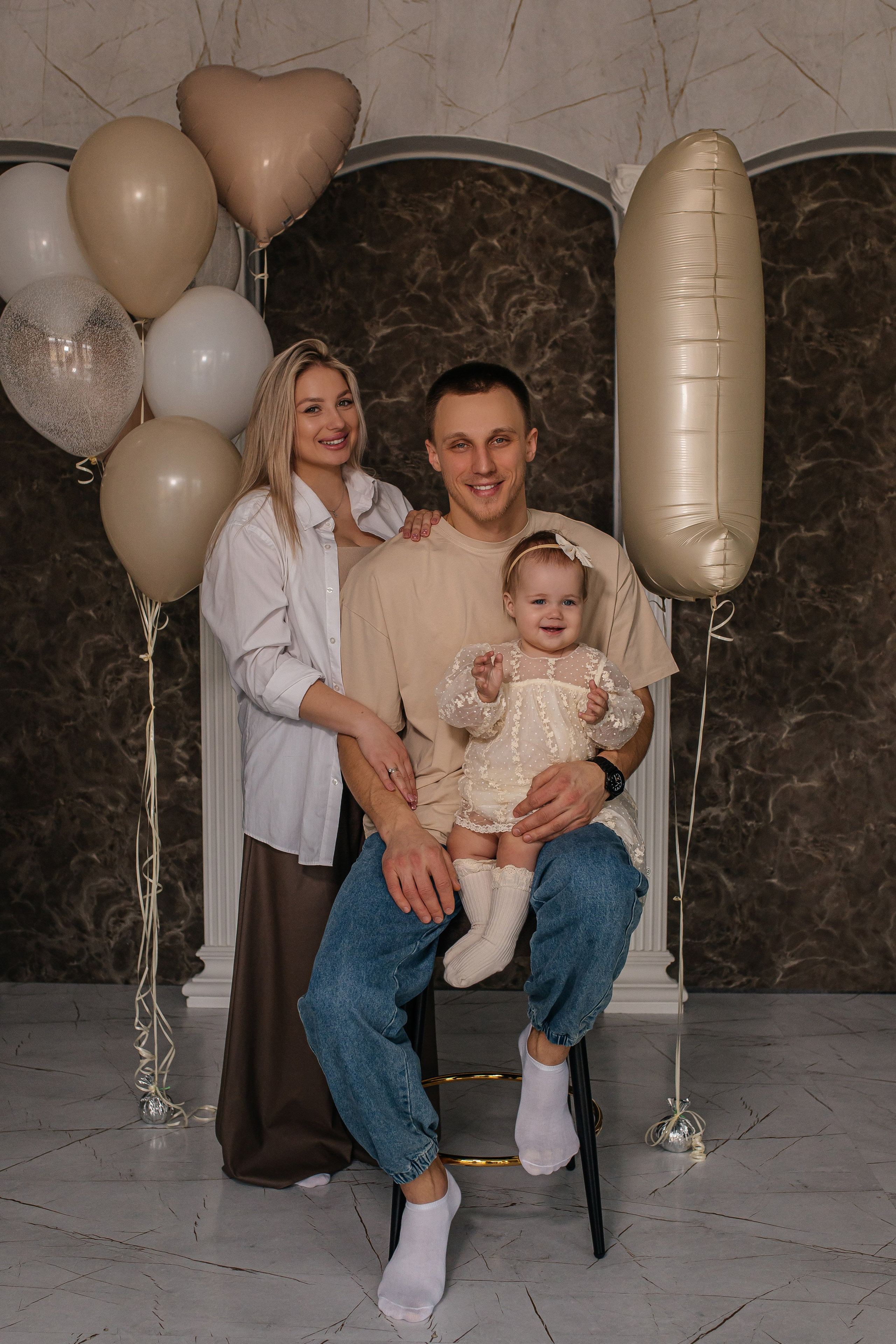 Семейная фотосессия в честь годовасия. Свадебный фотограф в Ростове-на-Дону и Азове Малявка Анастасия