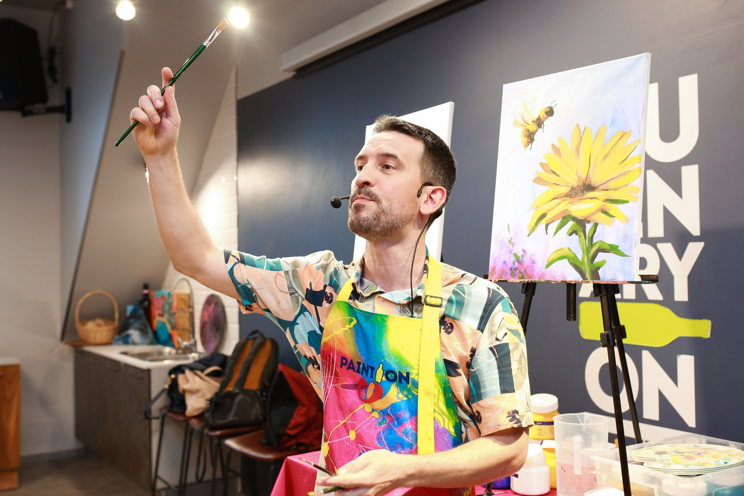 Арт-созыв для сотрудников «Газпром». Репортажный и портретный фотограф Полина Ершова