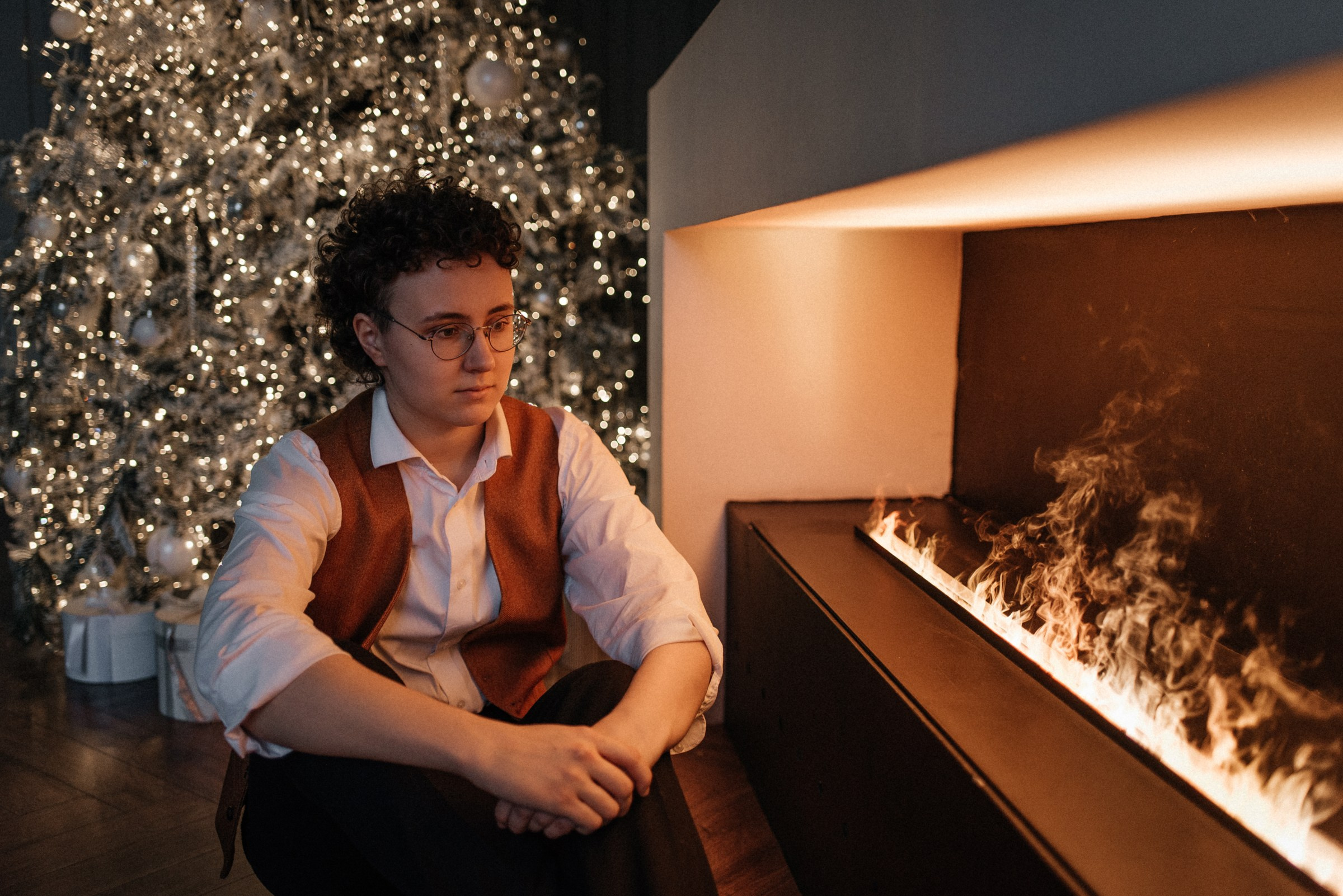 Семейная новогодняя фотосессия. Свадебный фотограф в Санкт-Петербурге Венера Ахметова