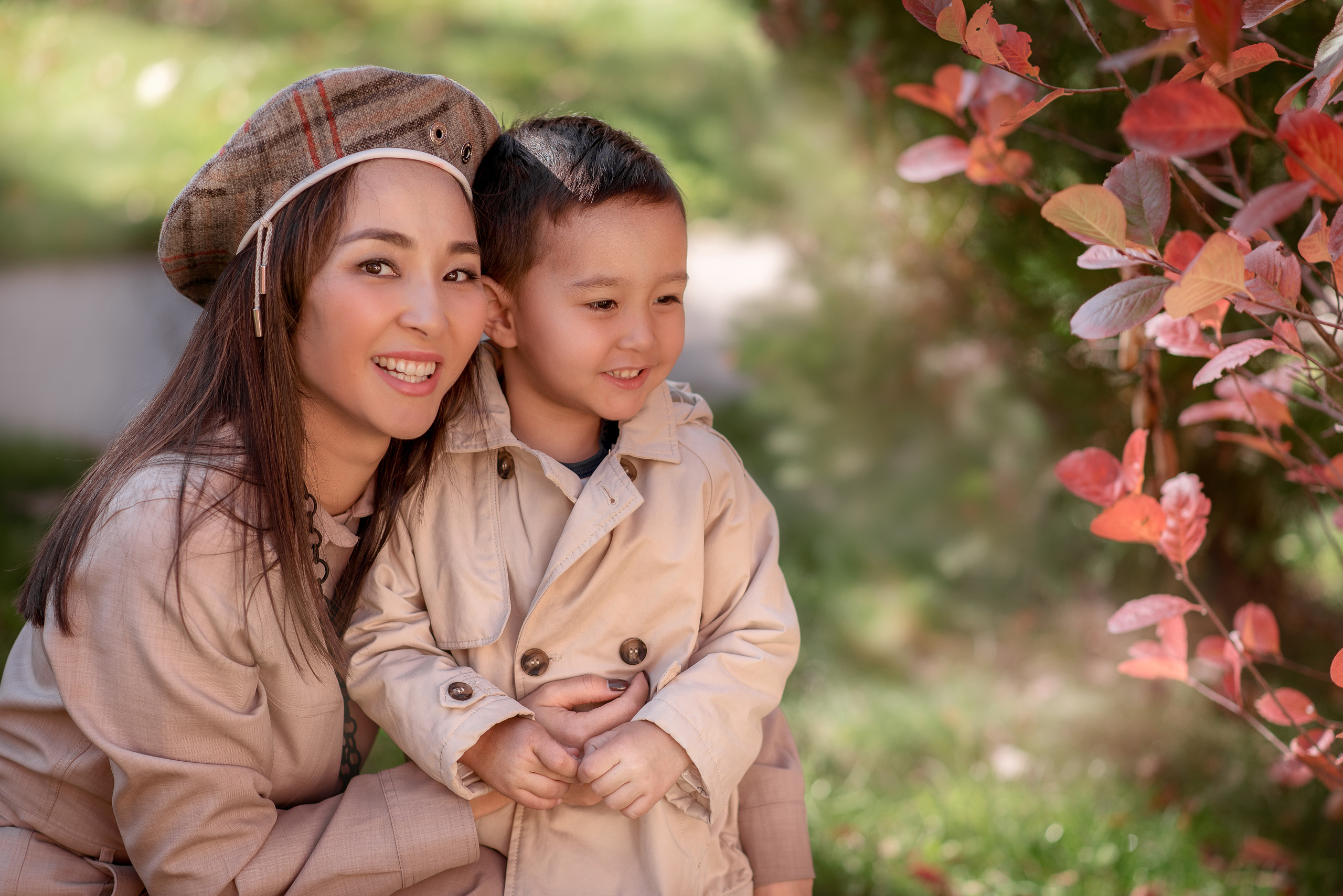 Семейная фотопрогулка в Алматы. Фотограф в Алматы Новгородская Мария