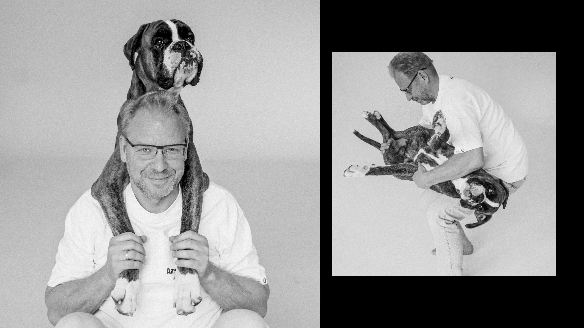 Анна, Максим и Марсель. Фотограф анималист в Москве и Санкт-Петербурге Свиридова Анна